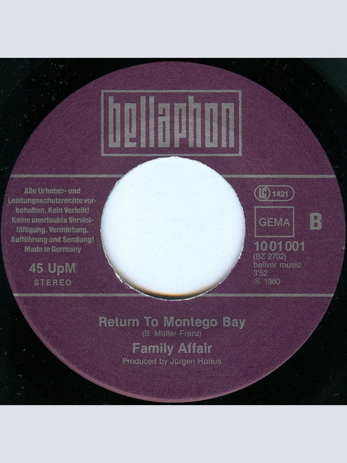 Vinyl / Family Affair (4) - Under The Sun, Moon & Stars