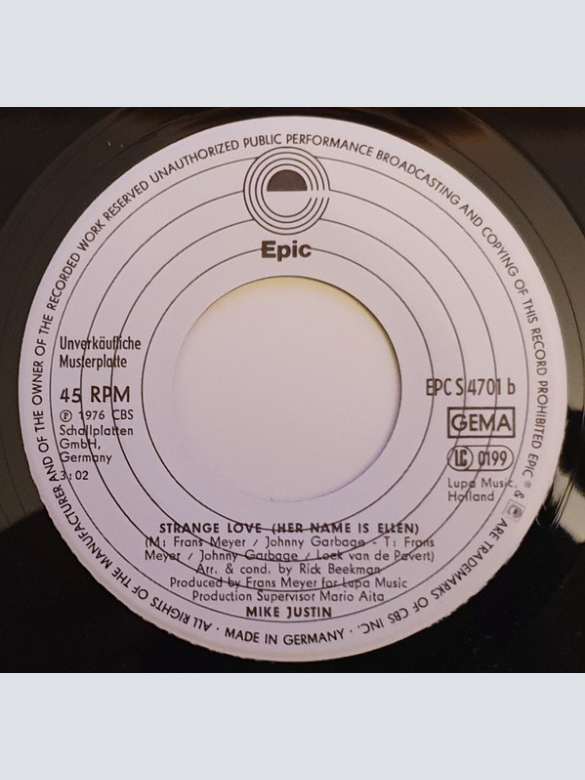 Vinyl / Mike Justin - The Old Man