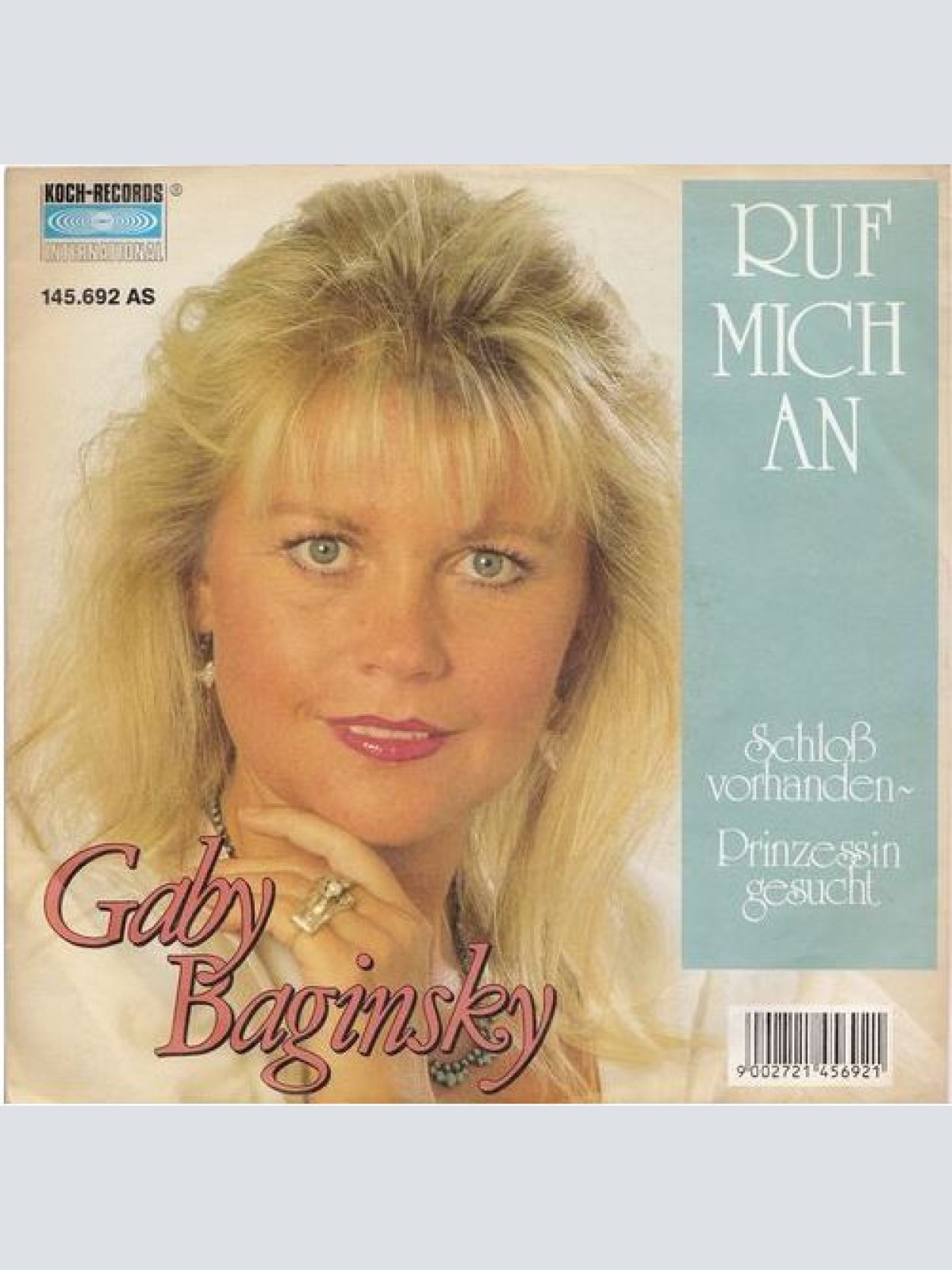 Vinyl / Gaby Baginsky - Ruf Mich An