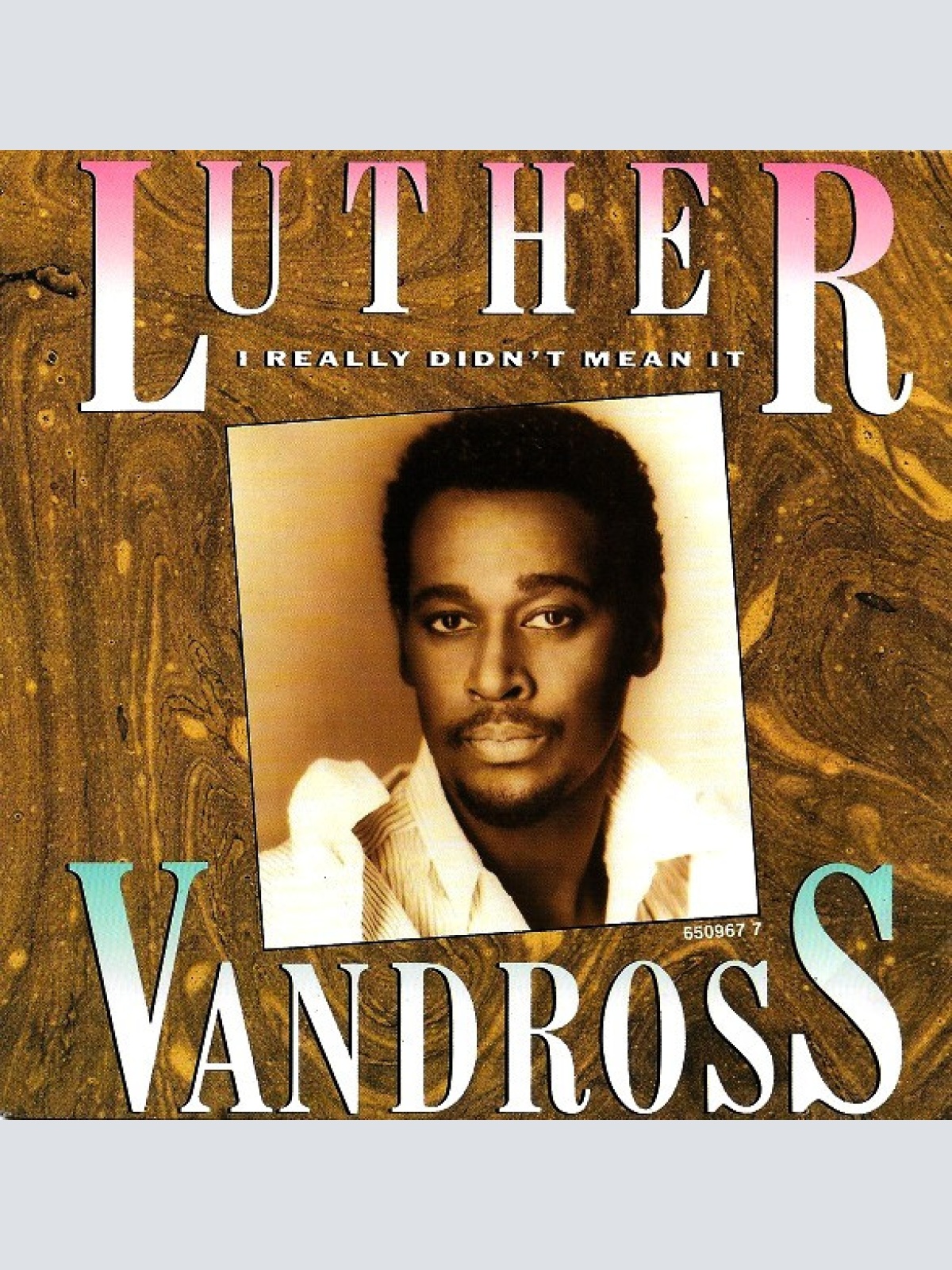 Vinyl / Luther Vandross - I Really Didn't Mean It