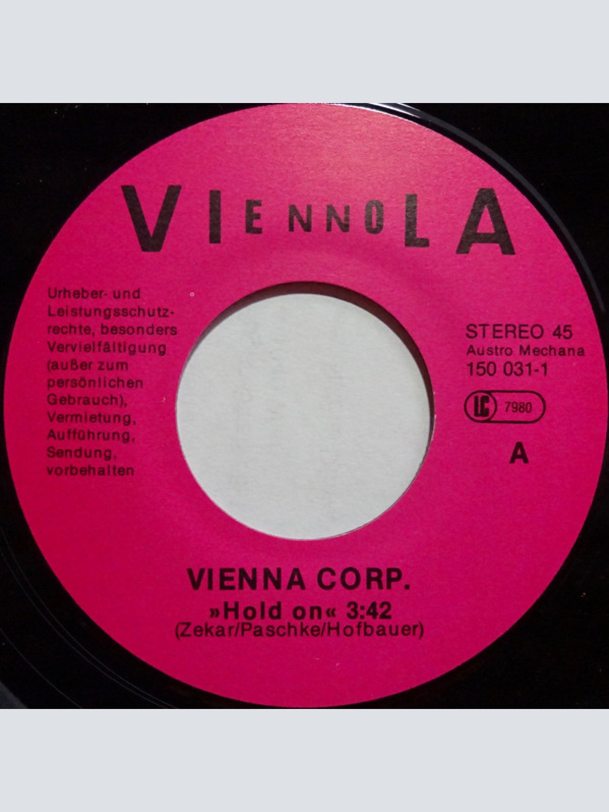 Vinyl / Vienna Corp. - Hold On