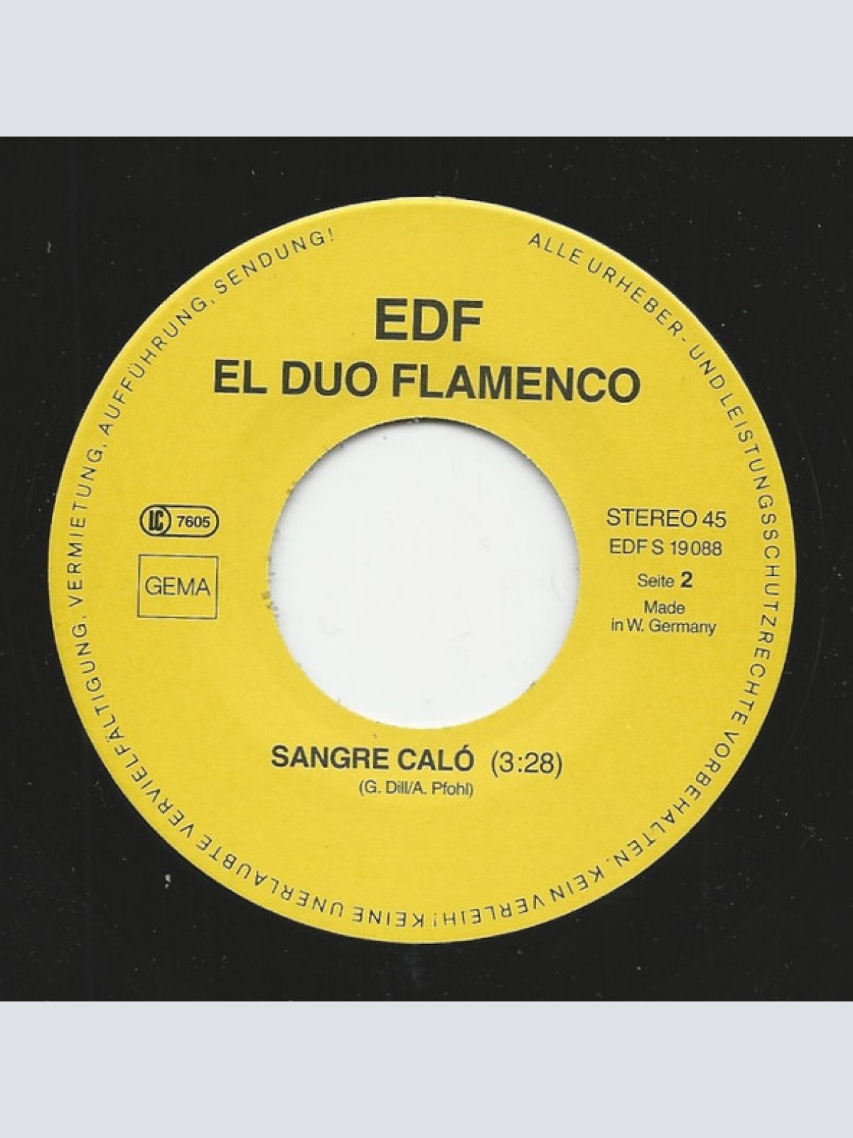 Vinyl / Jorge Y Obo - El Duo Flamenco - Chomango