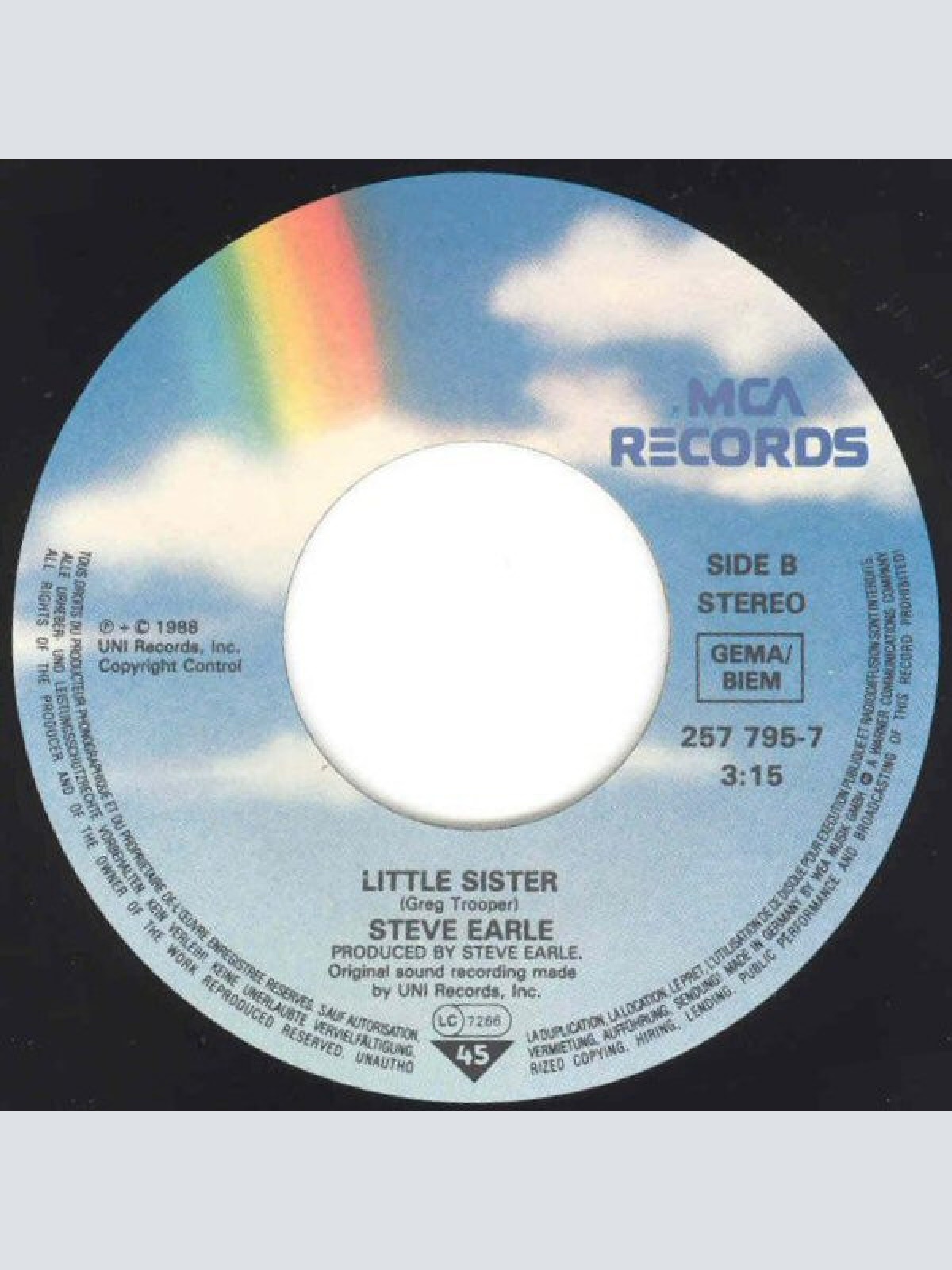 Vinyl / Steve Earle - Copperhead Road