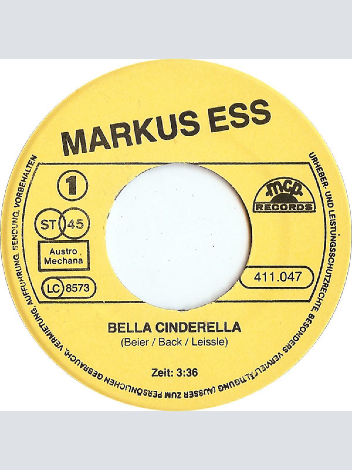 Vinyl / Markus Ess - Für Dich