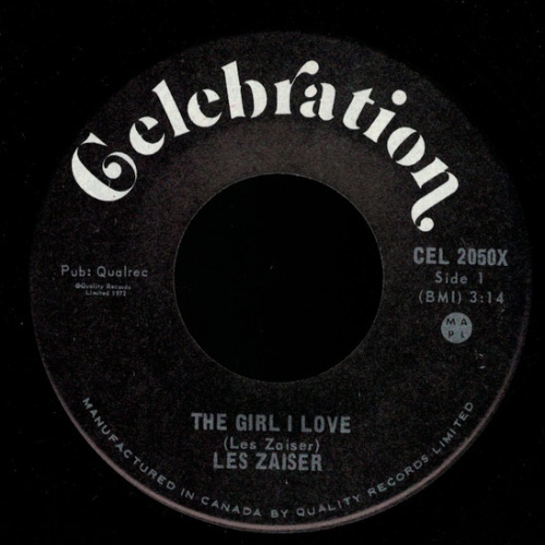 Vinyl / Les Zaiser - The Girl I Love / Teddybear