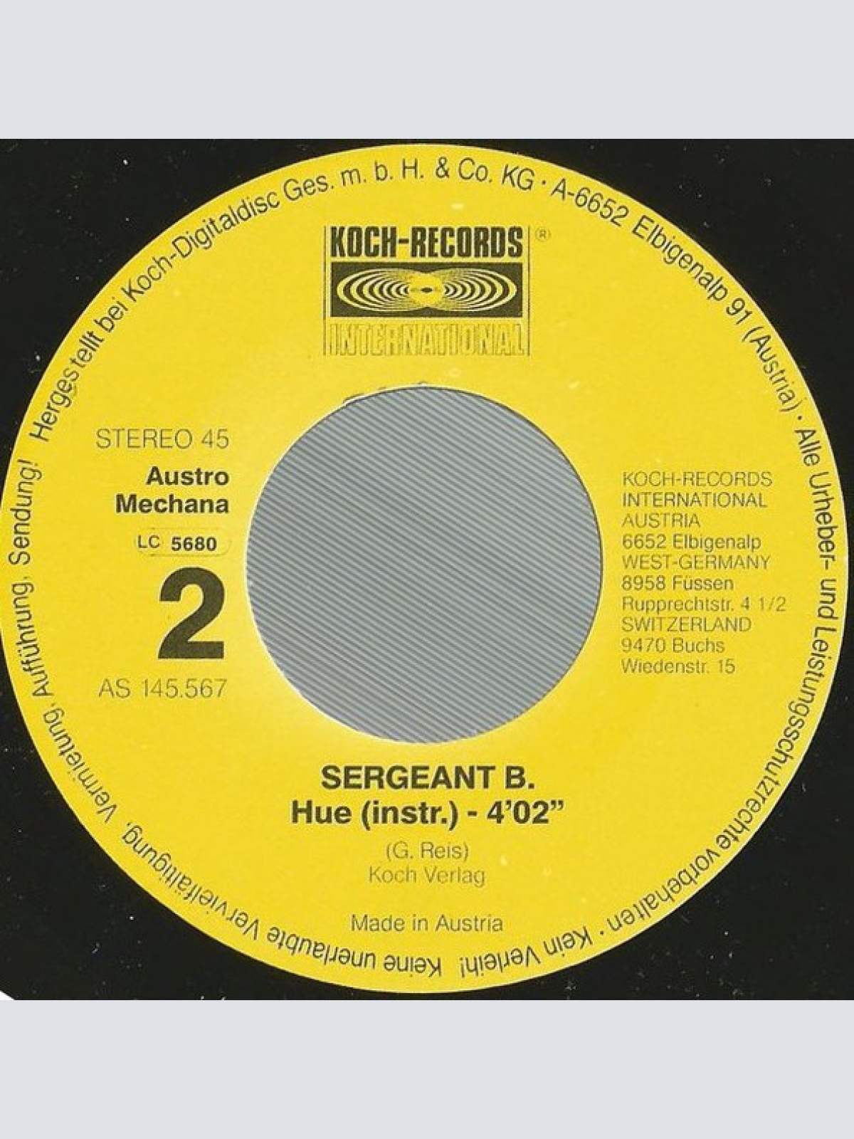 Vinyl / Sergeant B. - Saigon