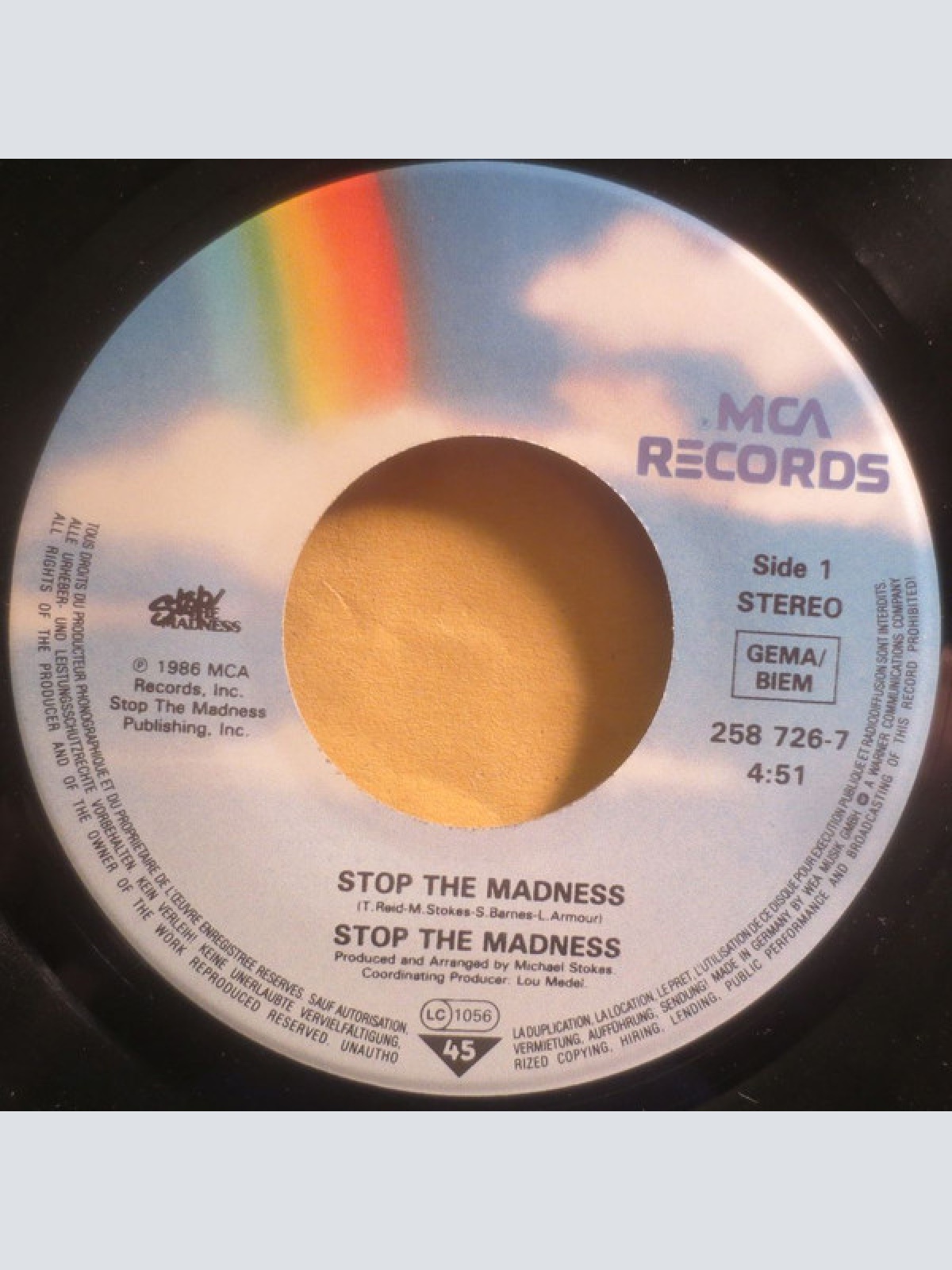 Vinyl / Stop The Madness - Stop The Madness