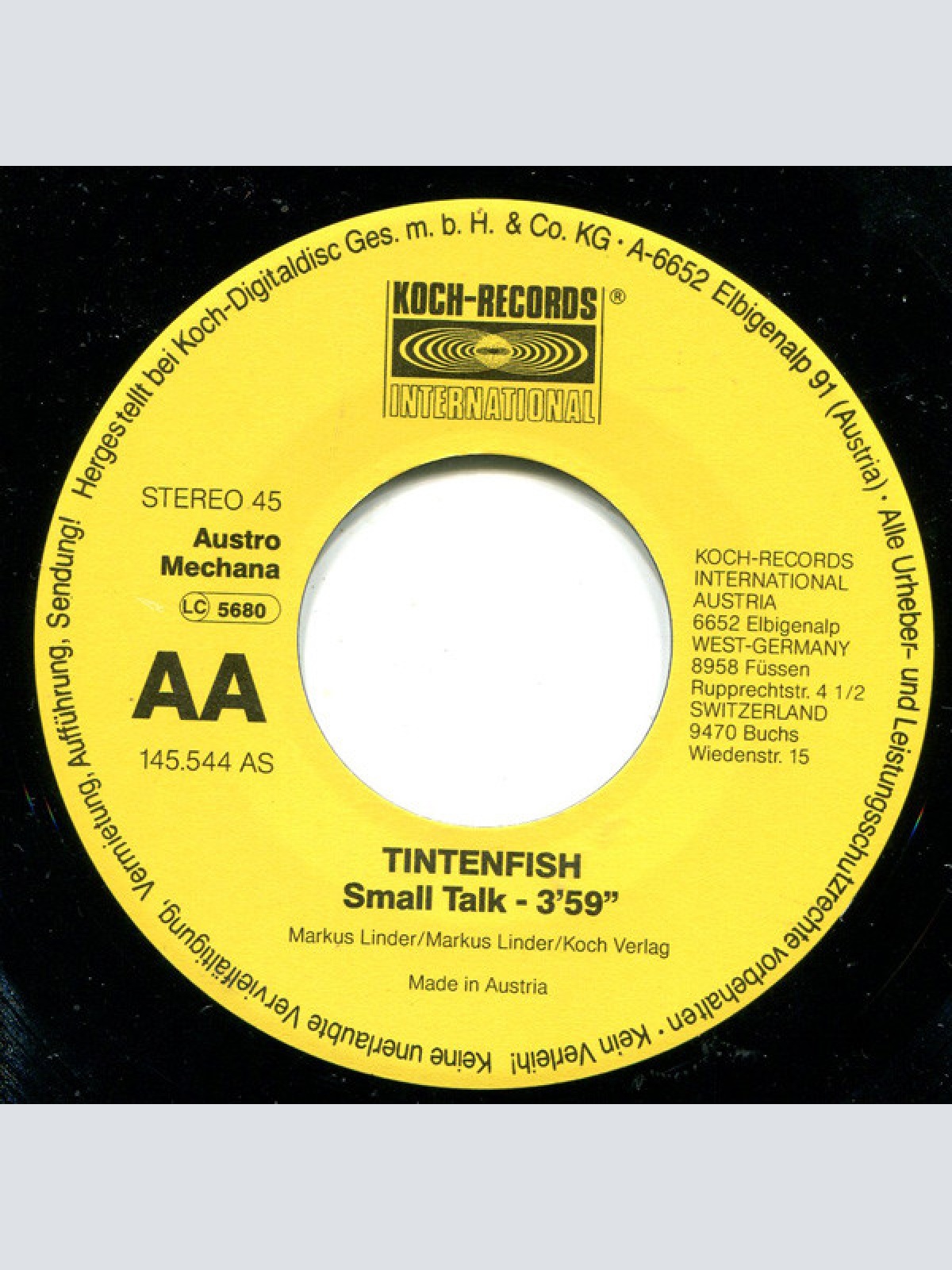 Vinyl / Tintenfish - Wasting Time