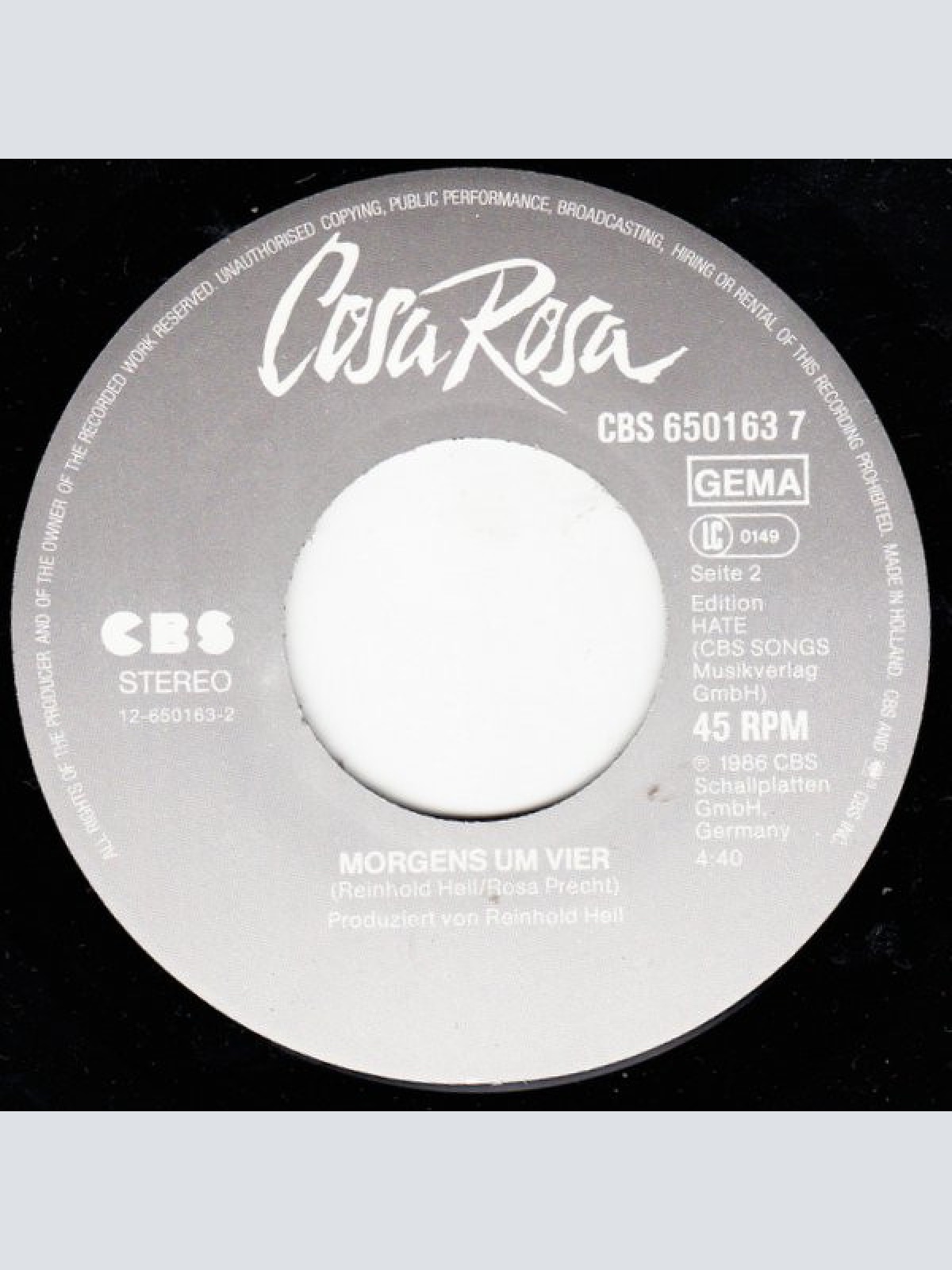 Vinyl / Cosa Rosa - Puppe Kaputt