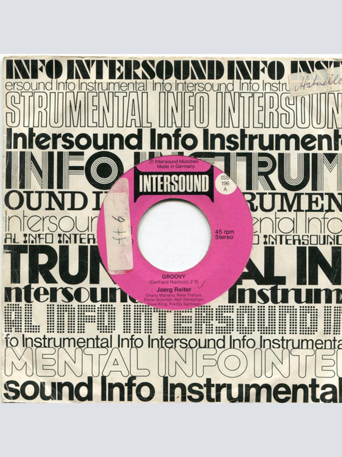 Vinyl / Joerg Reiter - Groovy