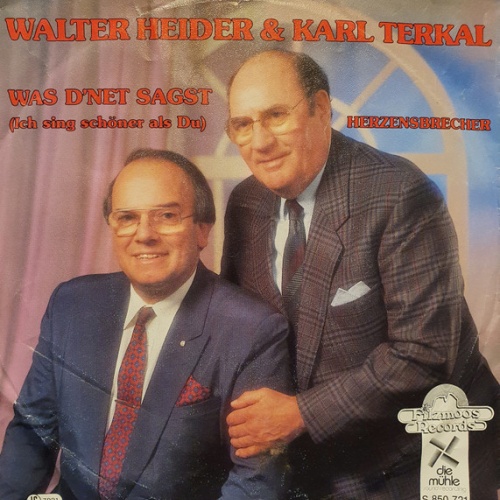 Vinyl / Walter Heider, Karl Terkal - Was D'Net Sagst (Ich Sing Schöner Als Du)