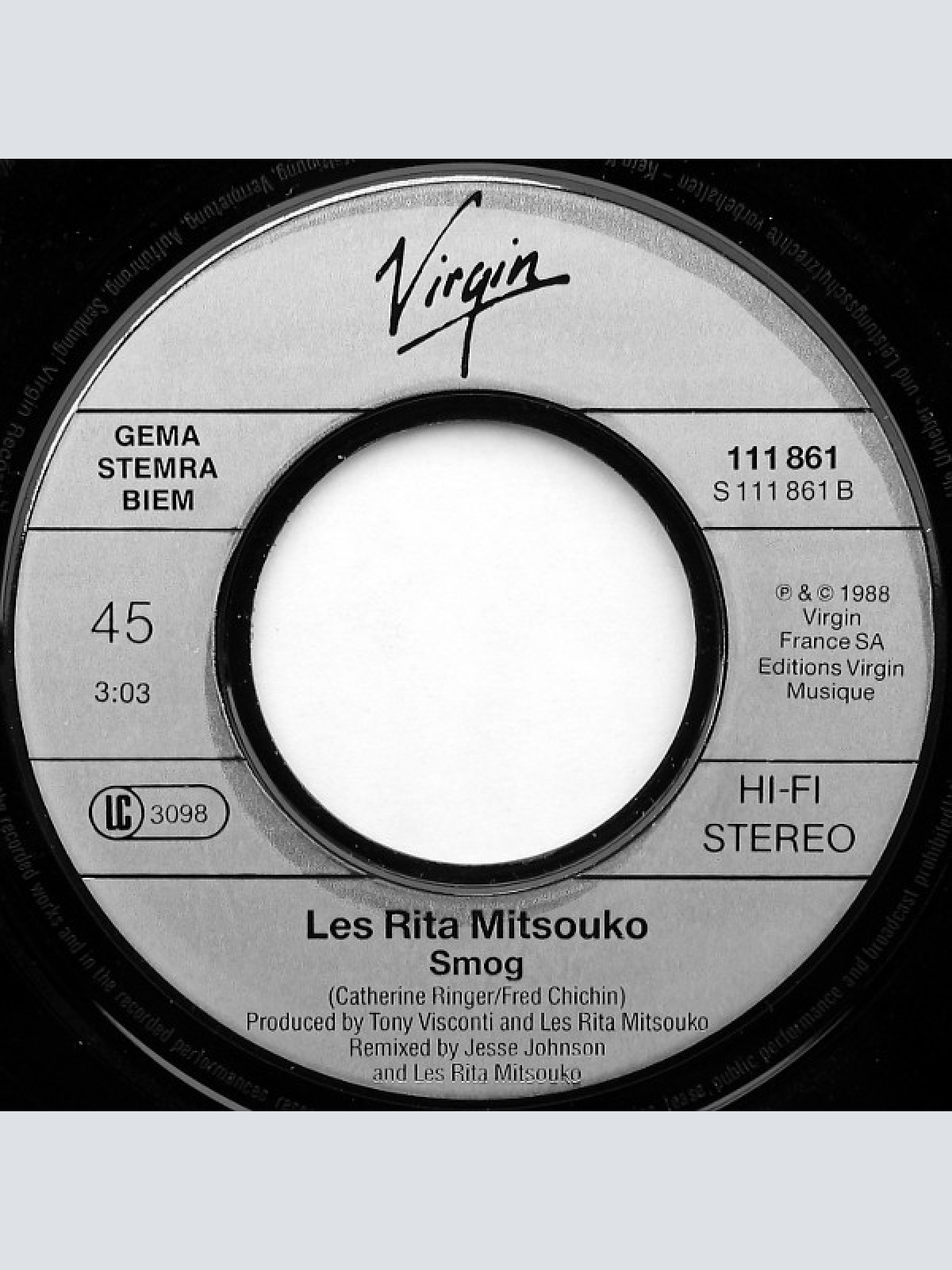 Vinyl / Les Rita Mitsouko & The Sparks* - Singing In The Shower