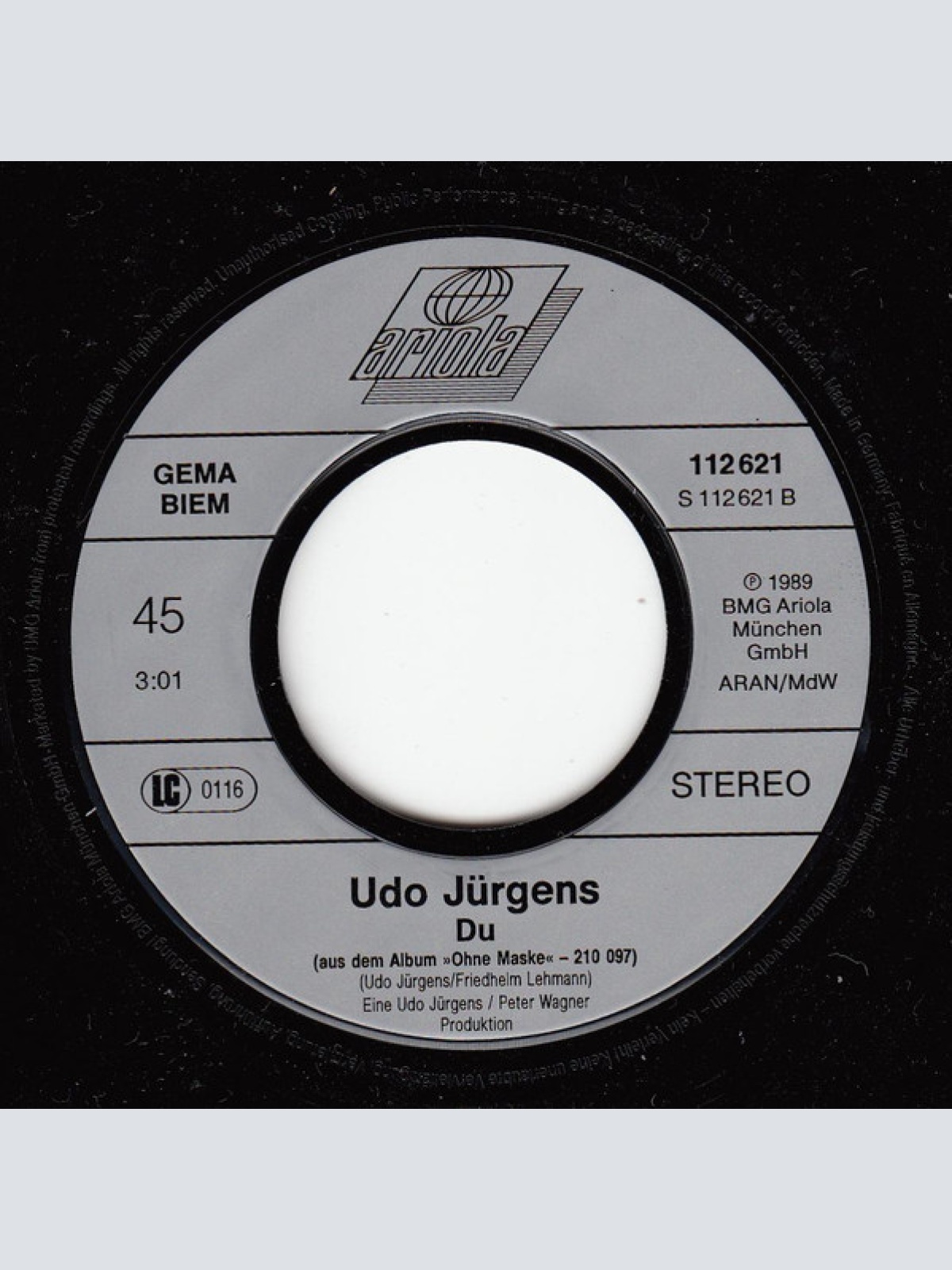 Vinyl / Udo Jürgens - Wie Im Himmel So Auf Erden
