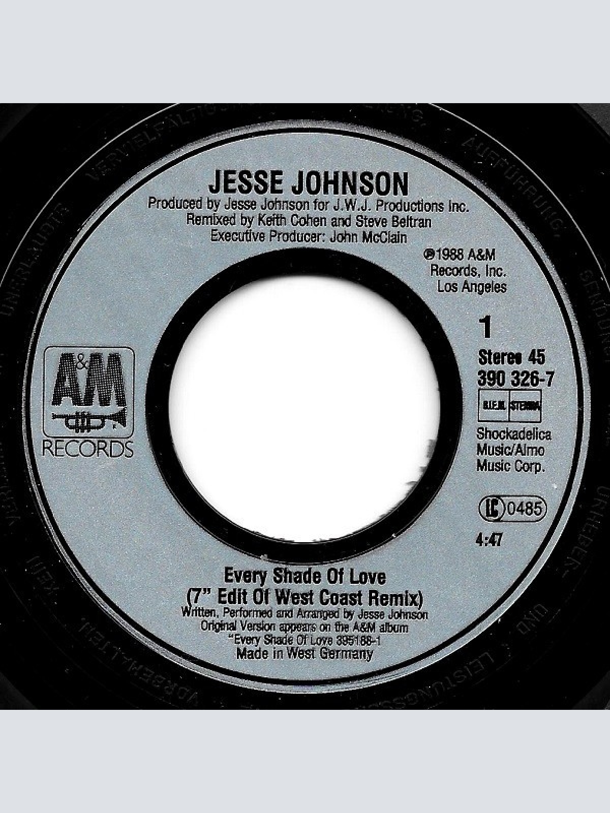 Vinyl / Jesse Johnson - Every Shade Of Love