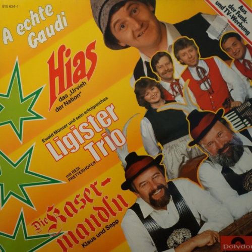 Vinyl / Ewald Münzer und sein erfolgreiches Ligister Trio* mit Resi* und Hias, D'Kasermandln - A echte Gaudi