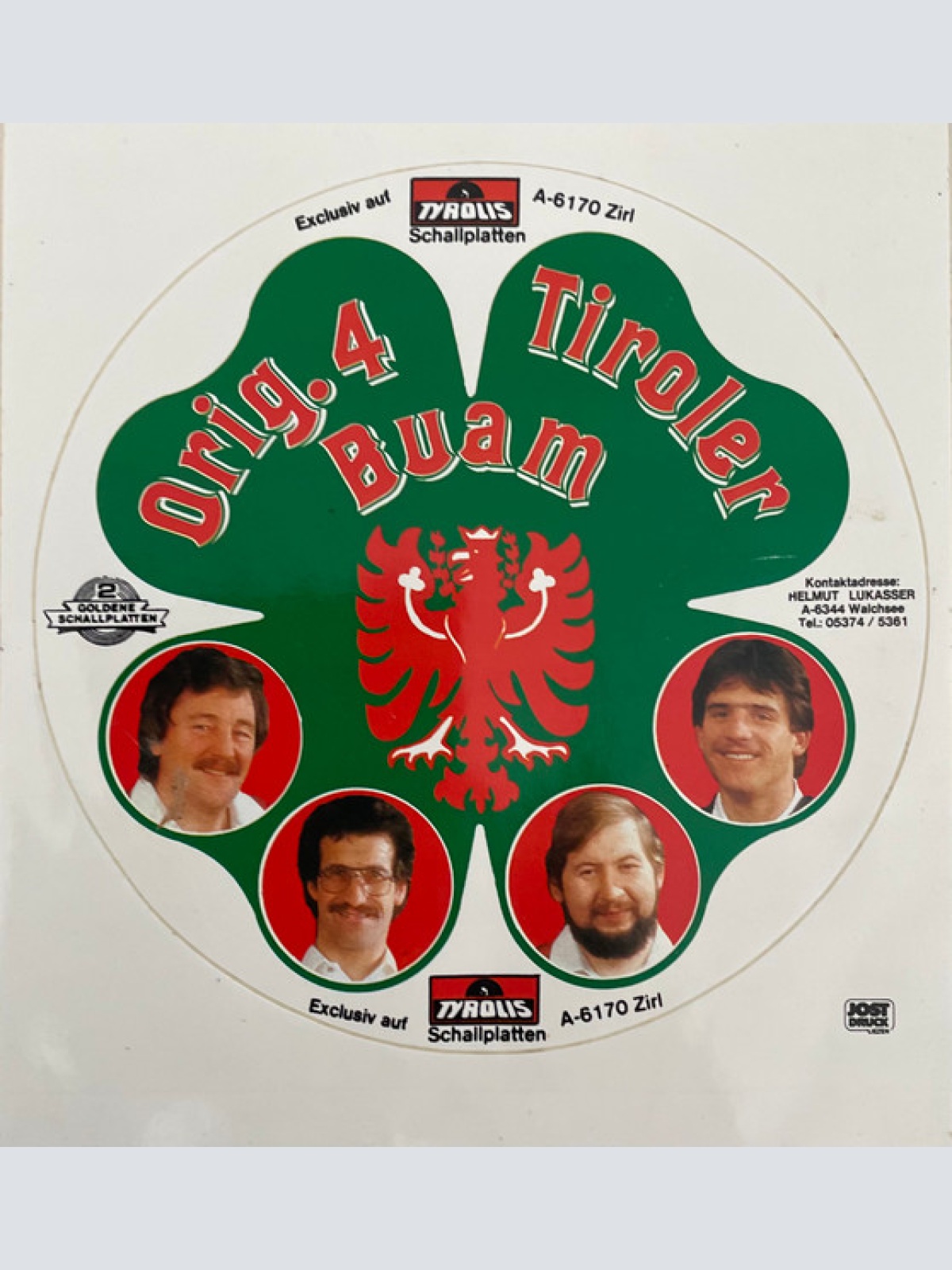 Vinyl / Orig. 4 Tiroler Buam* - Die Liab Is Plötzlich Da