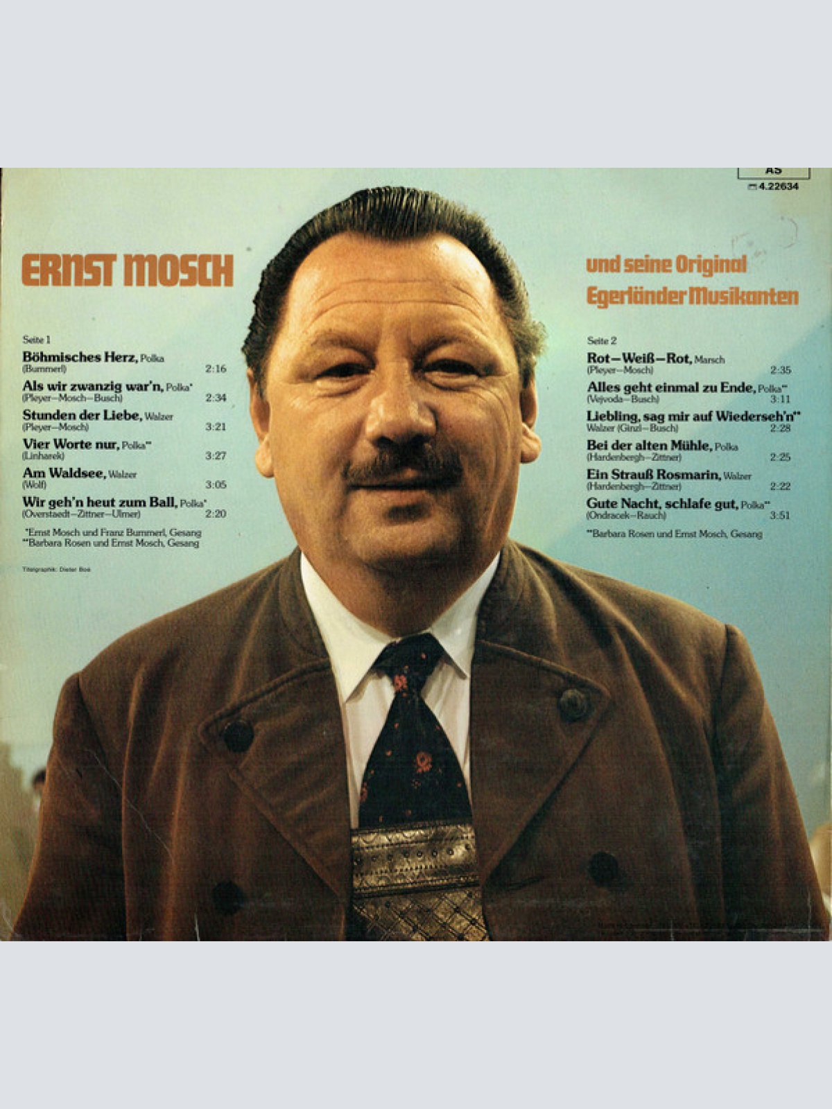 Vinyl / Ernst Mosch Und Seine Original Egerländer Musikanten - Böhmisches Herz