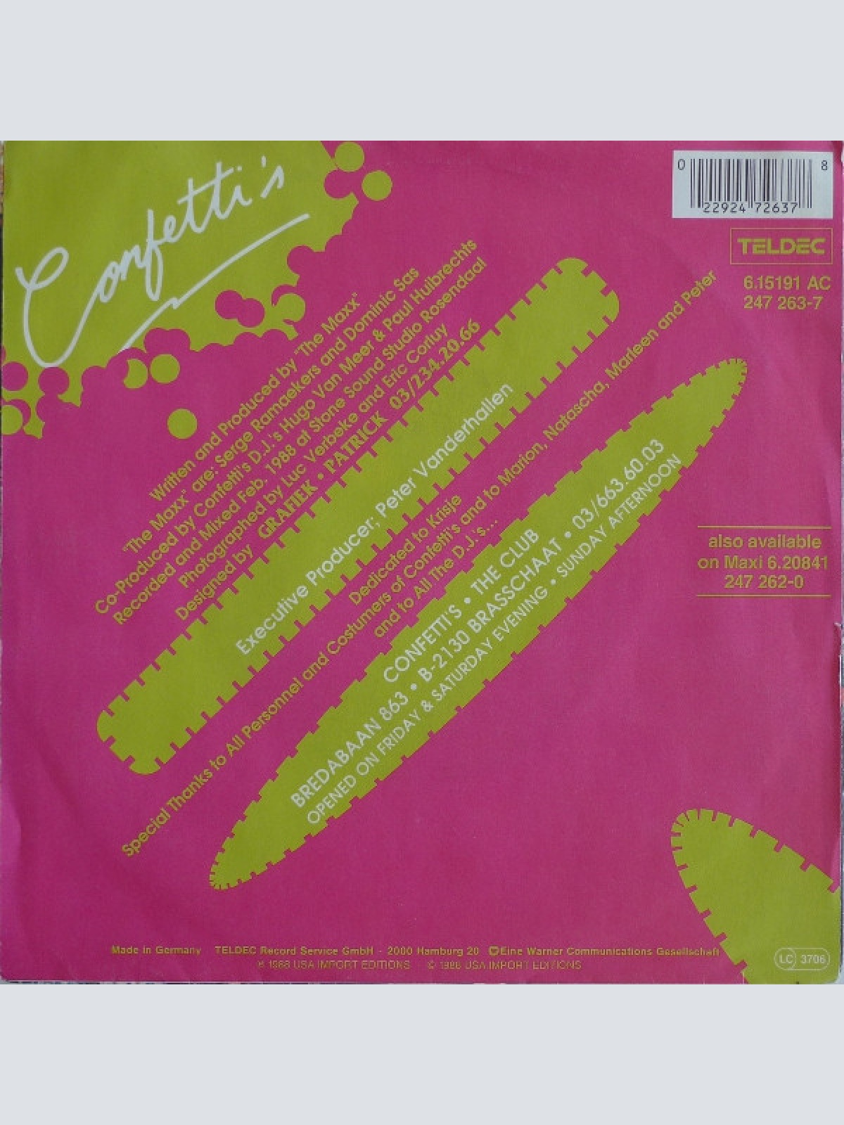 Vinyl / Confetti's - The Sound Of C...