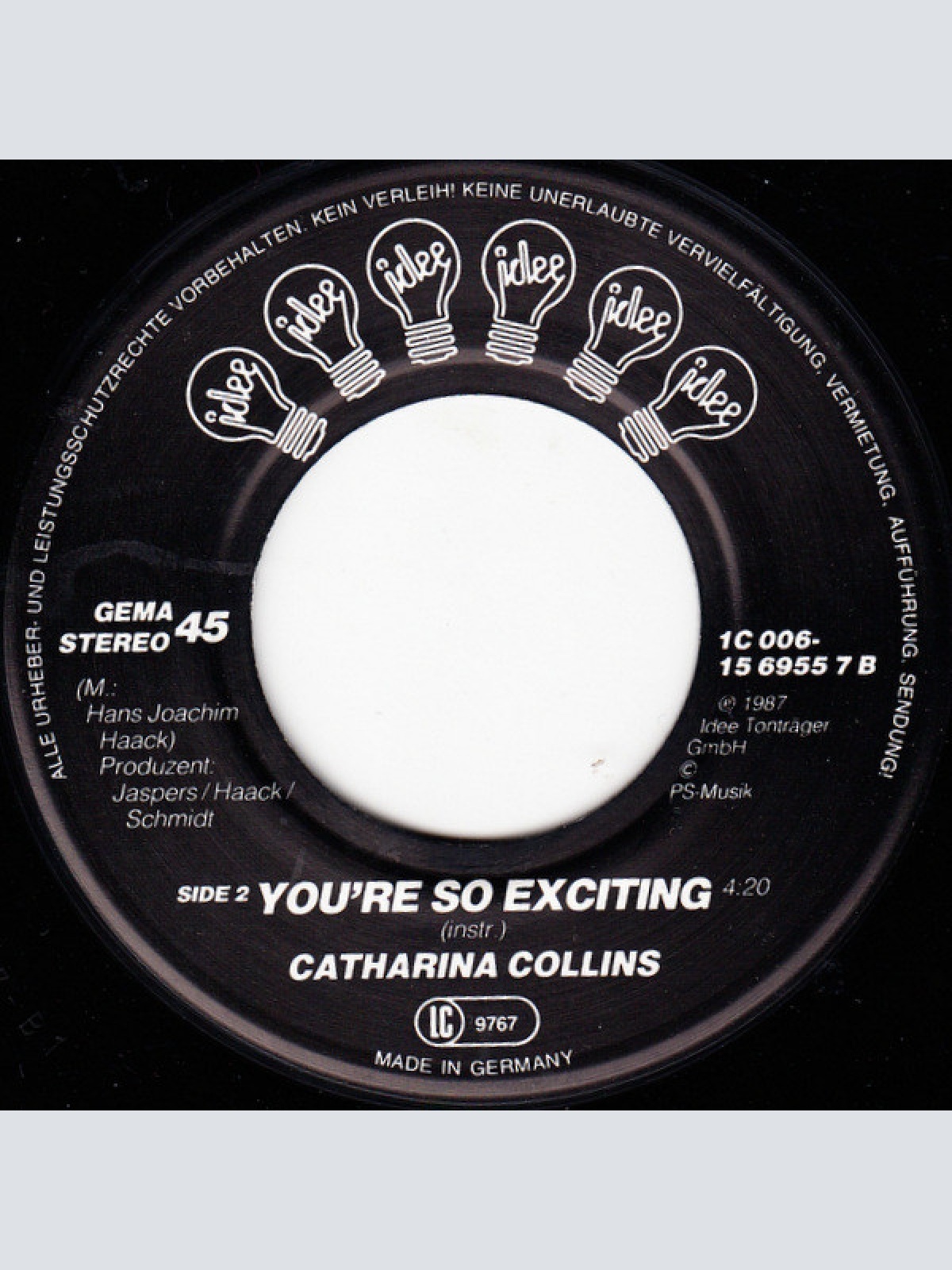Vinyl / Catharina Collins - You're So Exciting