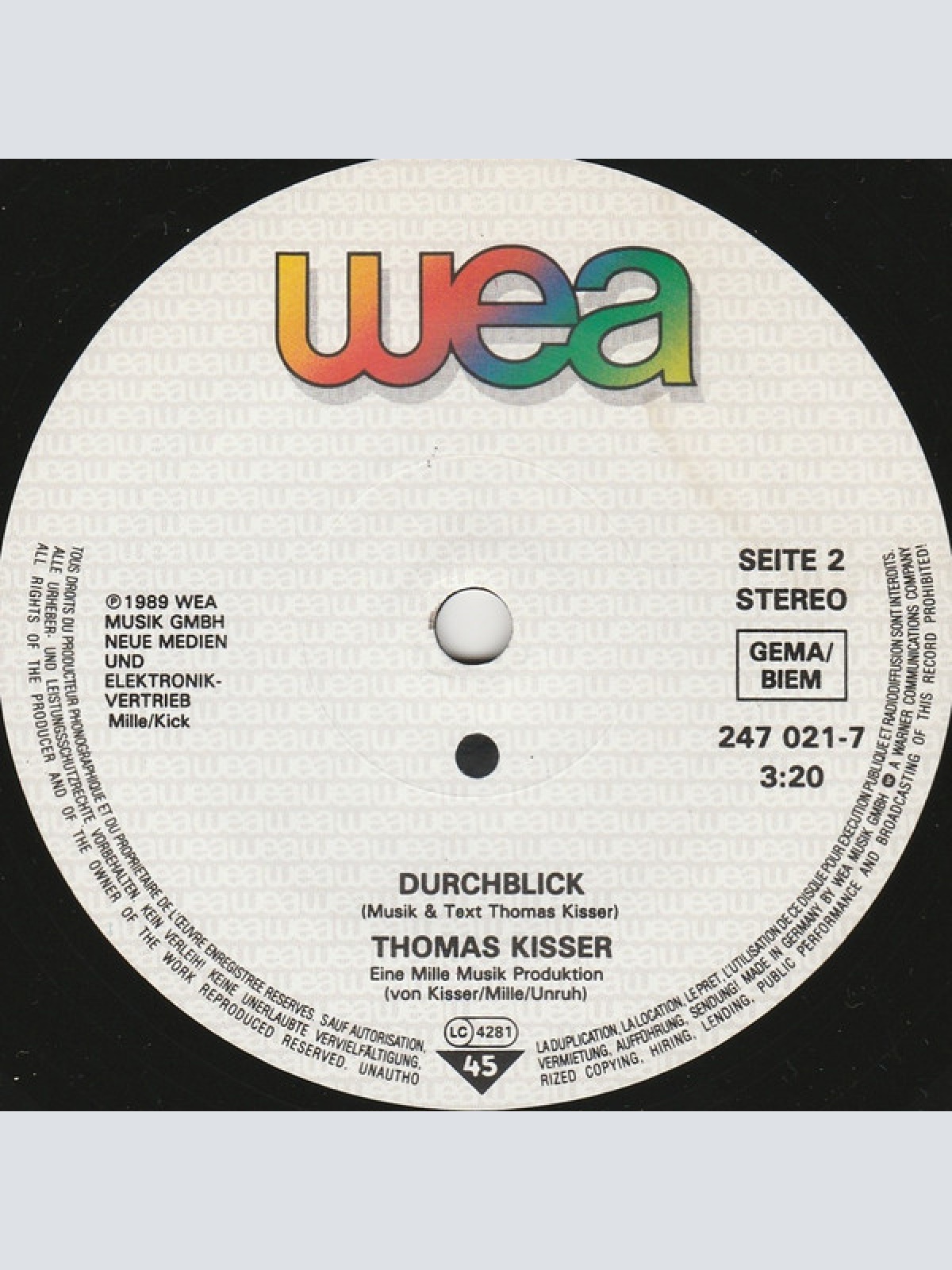 Vinyl / Thomas Kisser - Nie Wieder Wiener Walzer