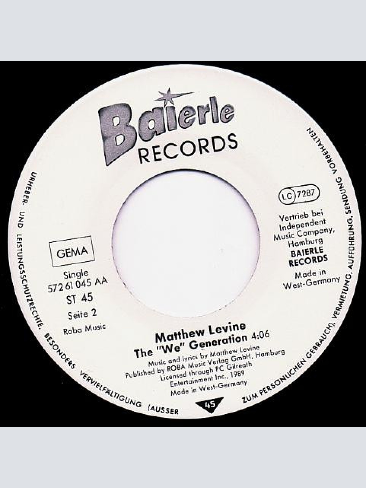 Vinyl / Matthew Levine - Sushi In The Kremlin