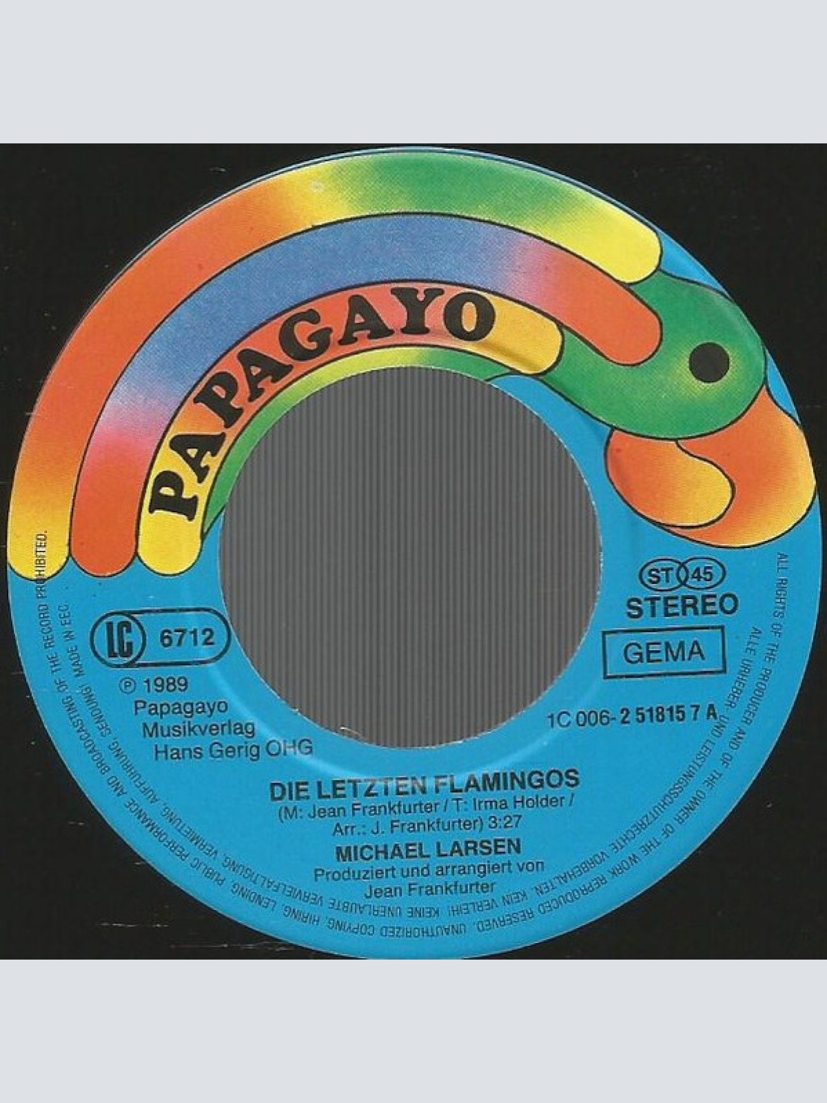 Vinyl / Michael Larsen (3) - Die Letzten Flamingos