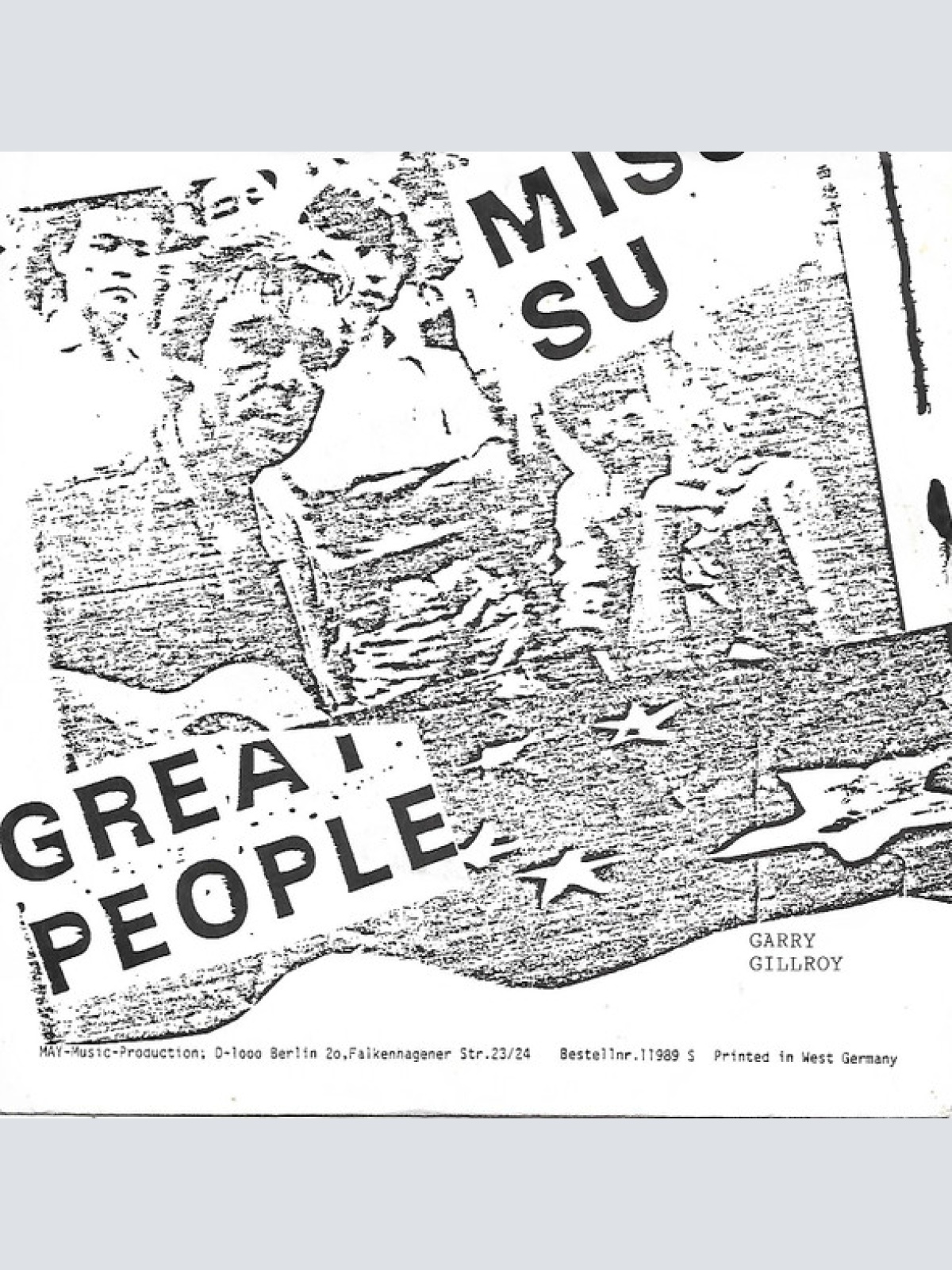 Vinyl / Garry Gillroy - Miss SU