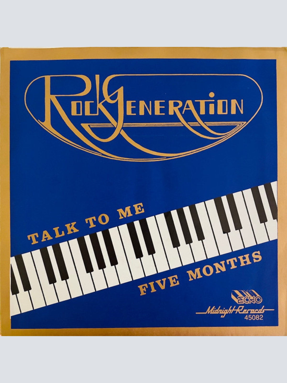 Vinyl / Rock Generation (2) - Talk To Me / Five Months