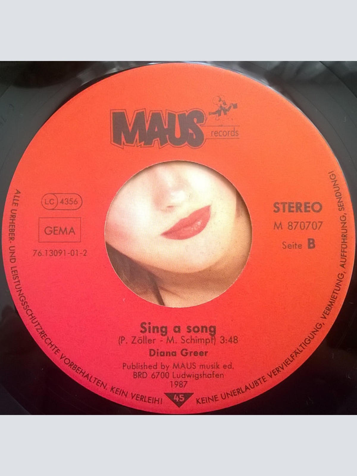 Vinyl / Diana Greer - She's Playing To Win