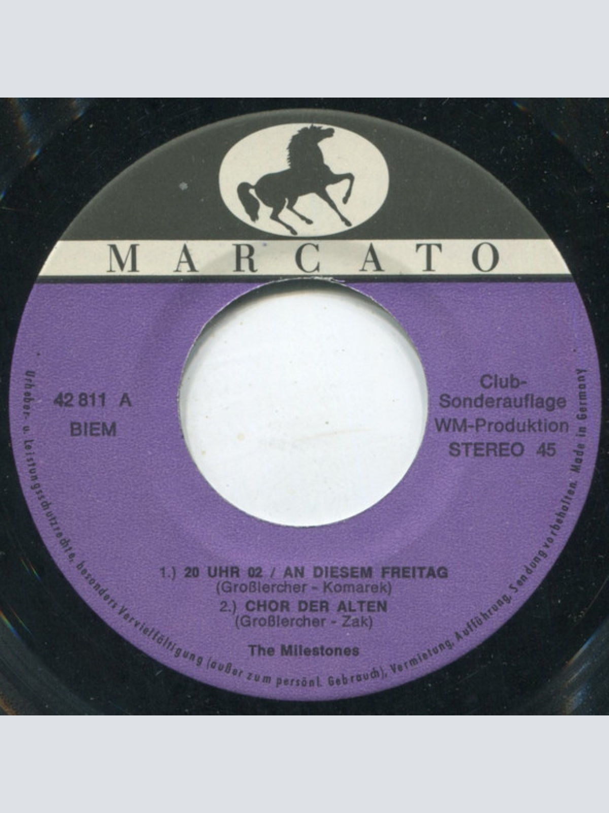 Vinyl / Milestones - 20 Uhr 02 (An Diesem Freitag)