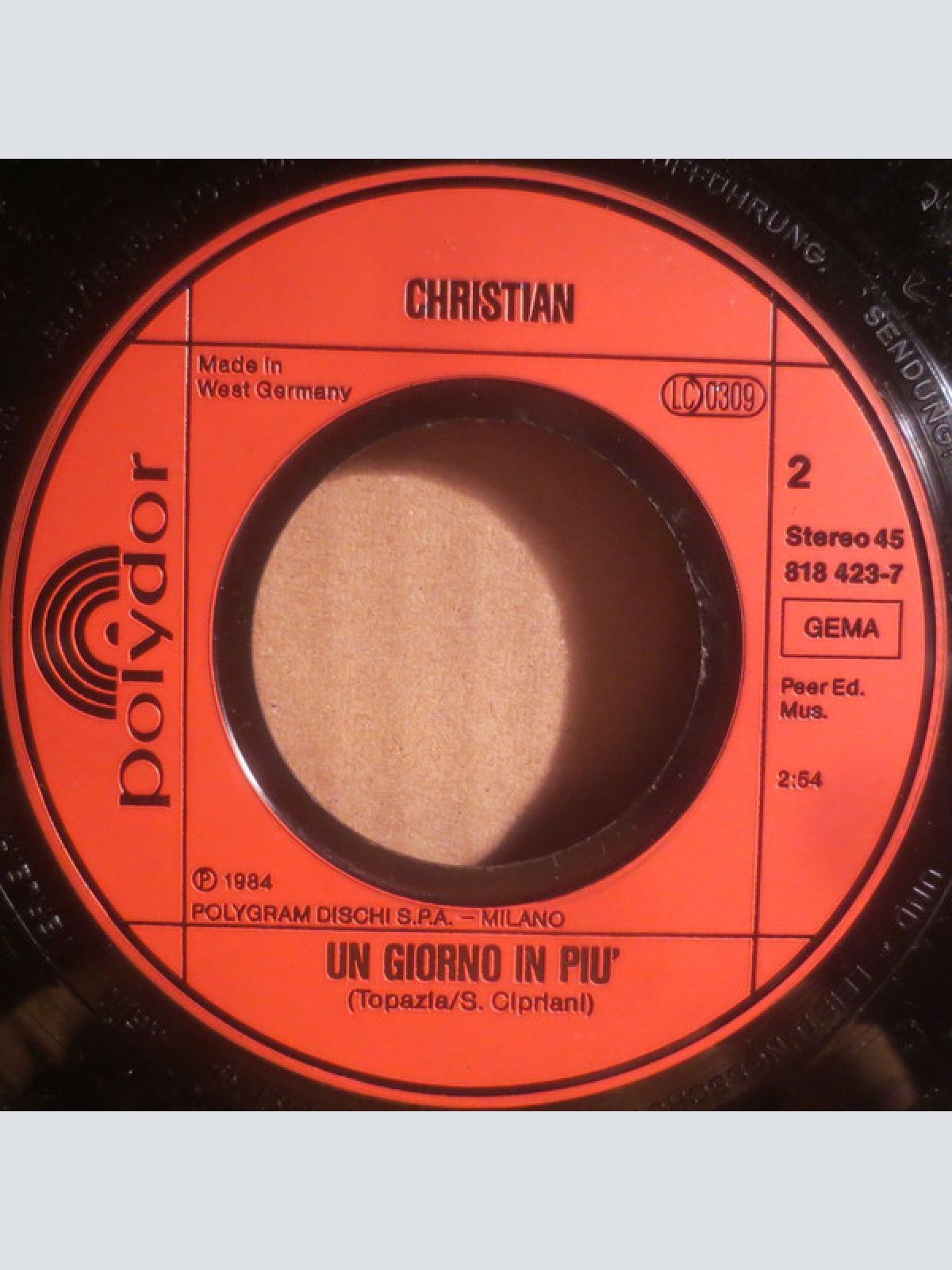 Vinyl / Christian (106) - Cara