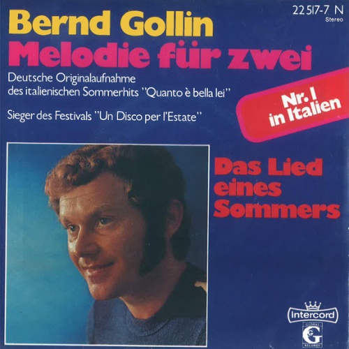 Vinyl / Bernd Gollin - Melodie Für Zwei
