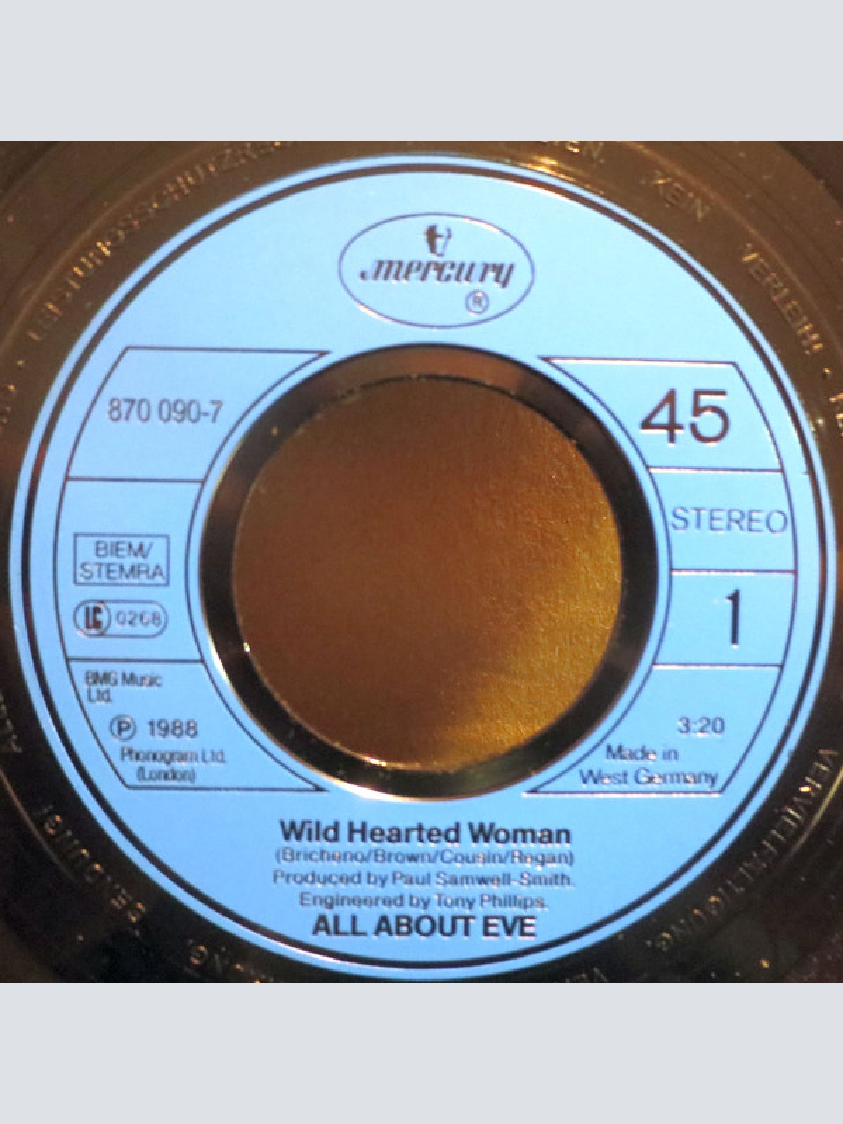 Vinyl / All About Eve - Wild Hearted Woman