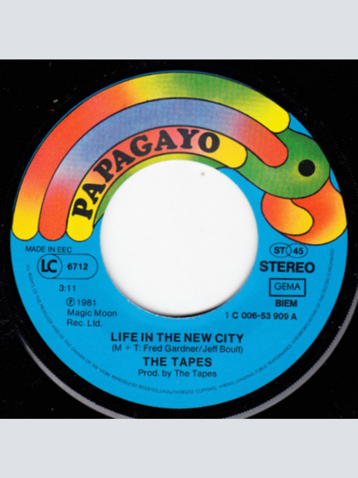 Vinyl / The Tapes (3) - Life In The New City