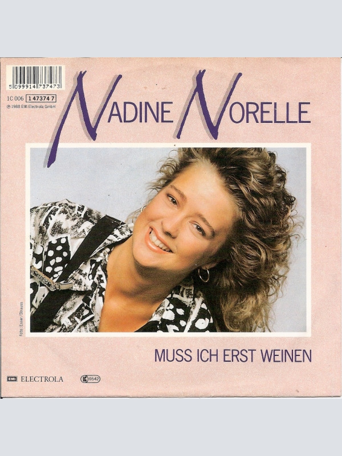 Vinyl / Nadine Norelle* - Muss Ich Erst Weinen?