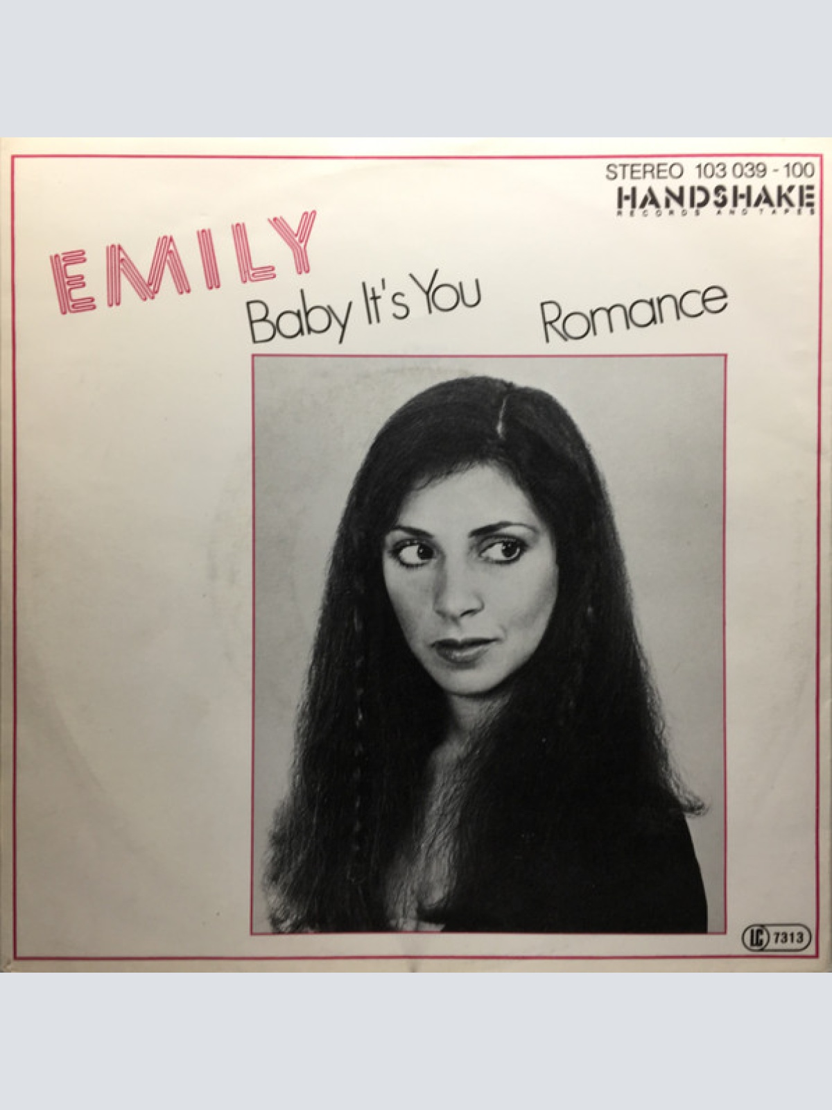 Vinyl / Emily* - Baby It's You / Romance