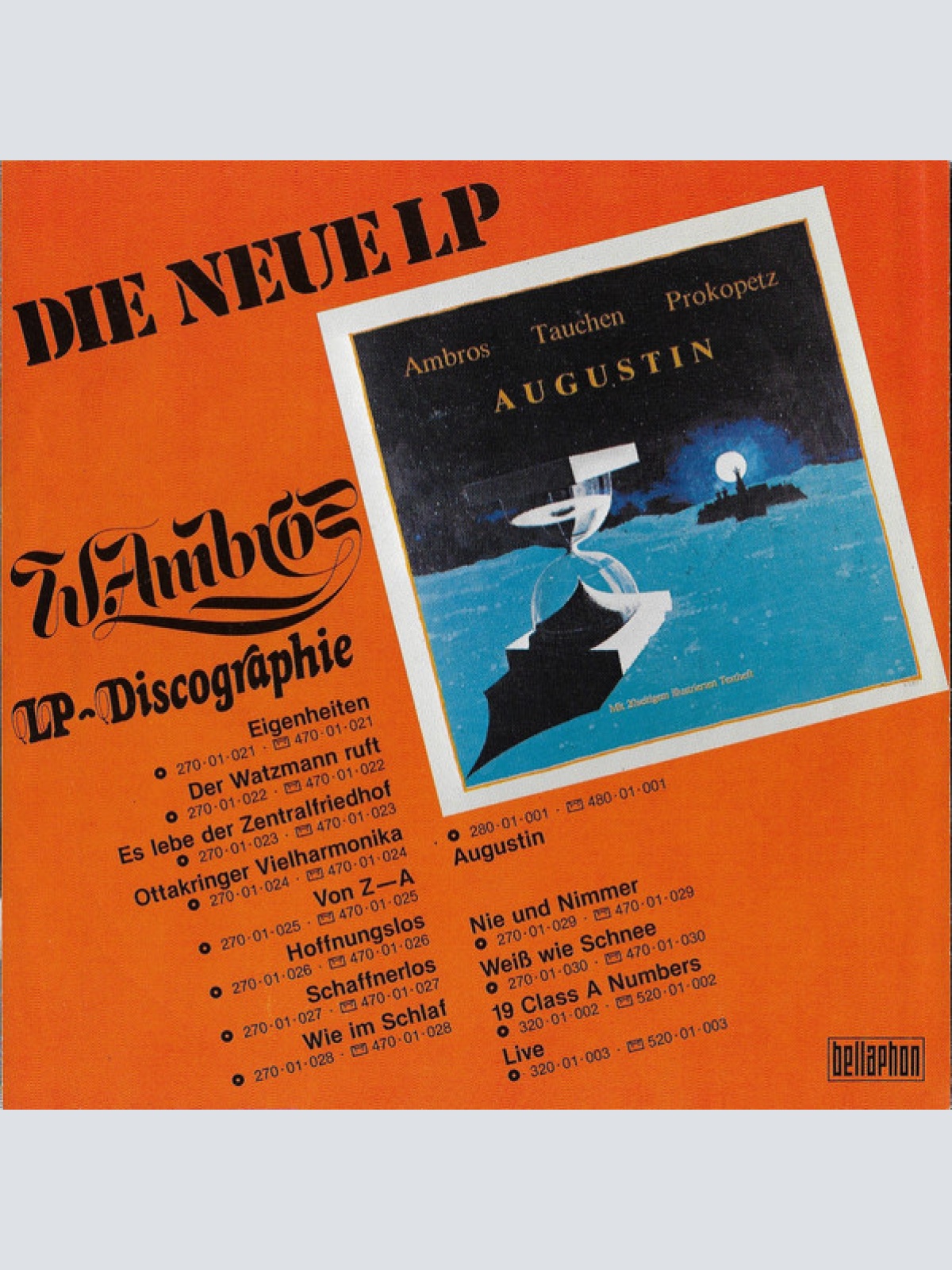 Vinyl / W. Ambros* - Frage Der Zeit