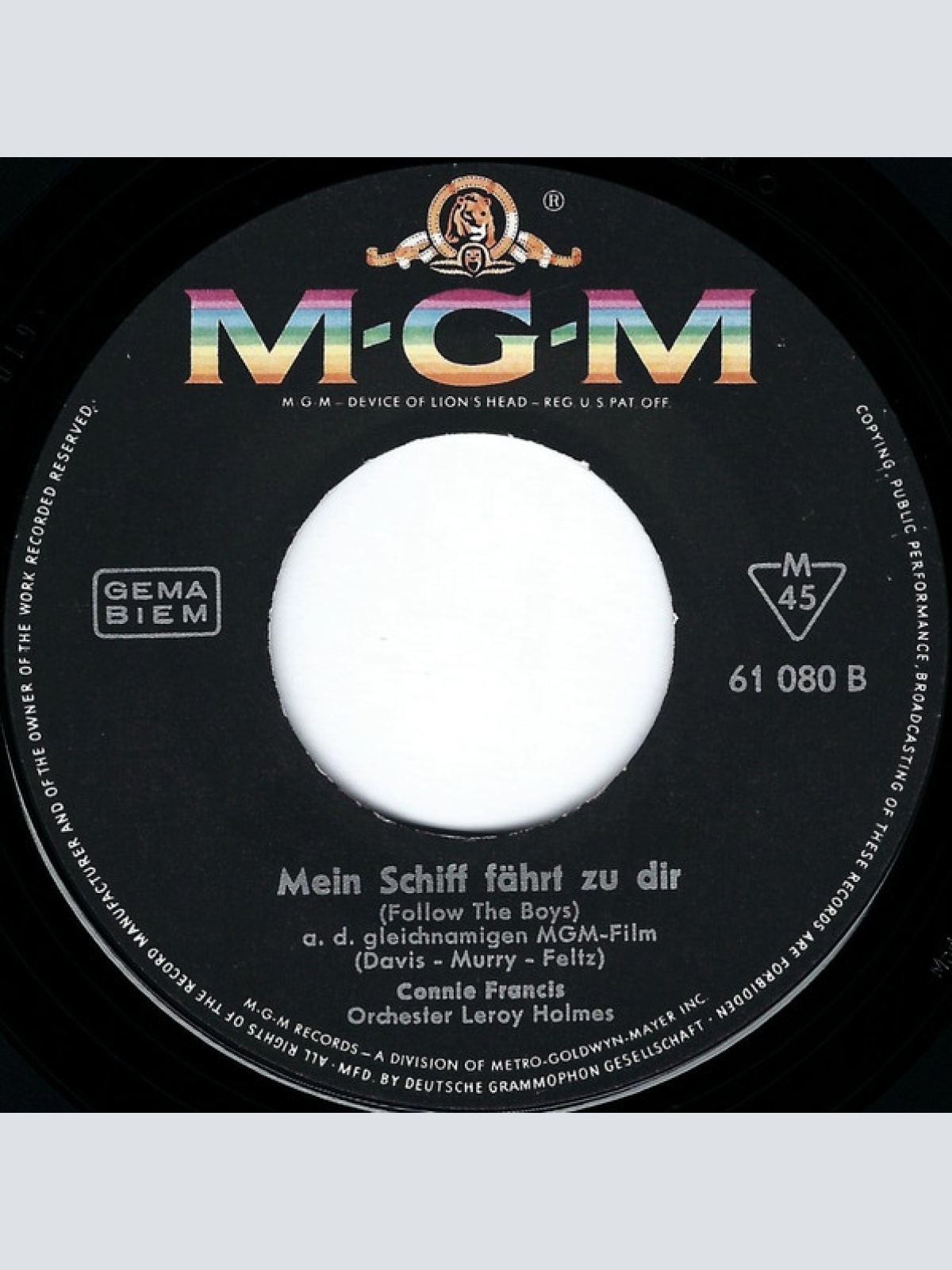 Vinyl / Connie Francis - Die Nacht Ist Mein