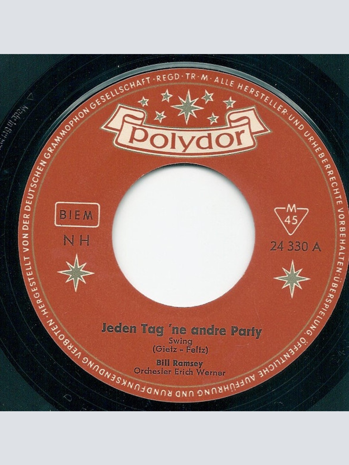 Vinyl / Bill Ramsey - Jeden Tag 'ne Andre Party