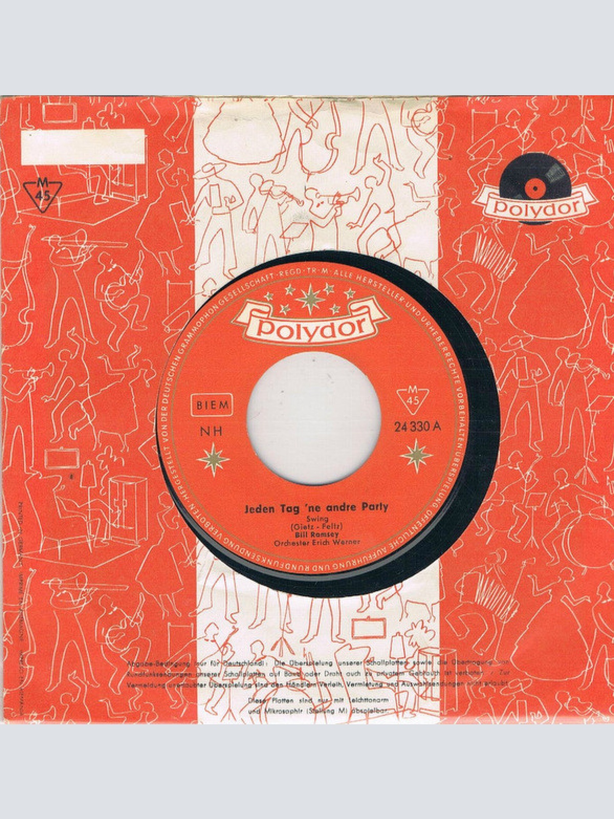 Vinyl / Bill Ramsey - Jeden Tag 'ne Andre Party