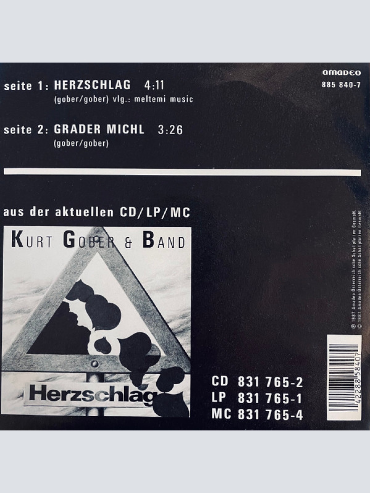 Vinyl / Kurt Gober Band - Herzschlag