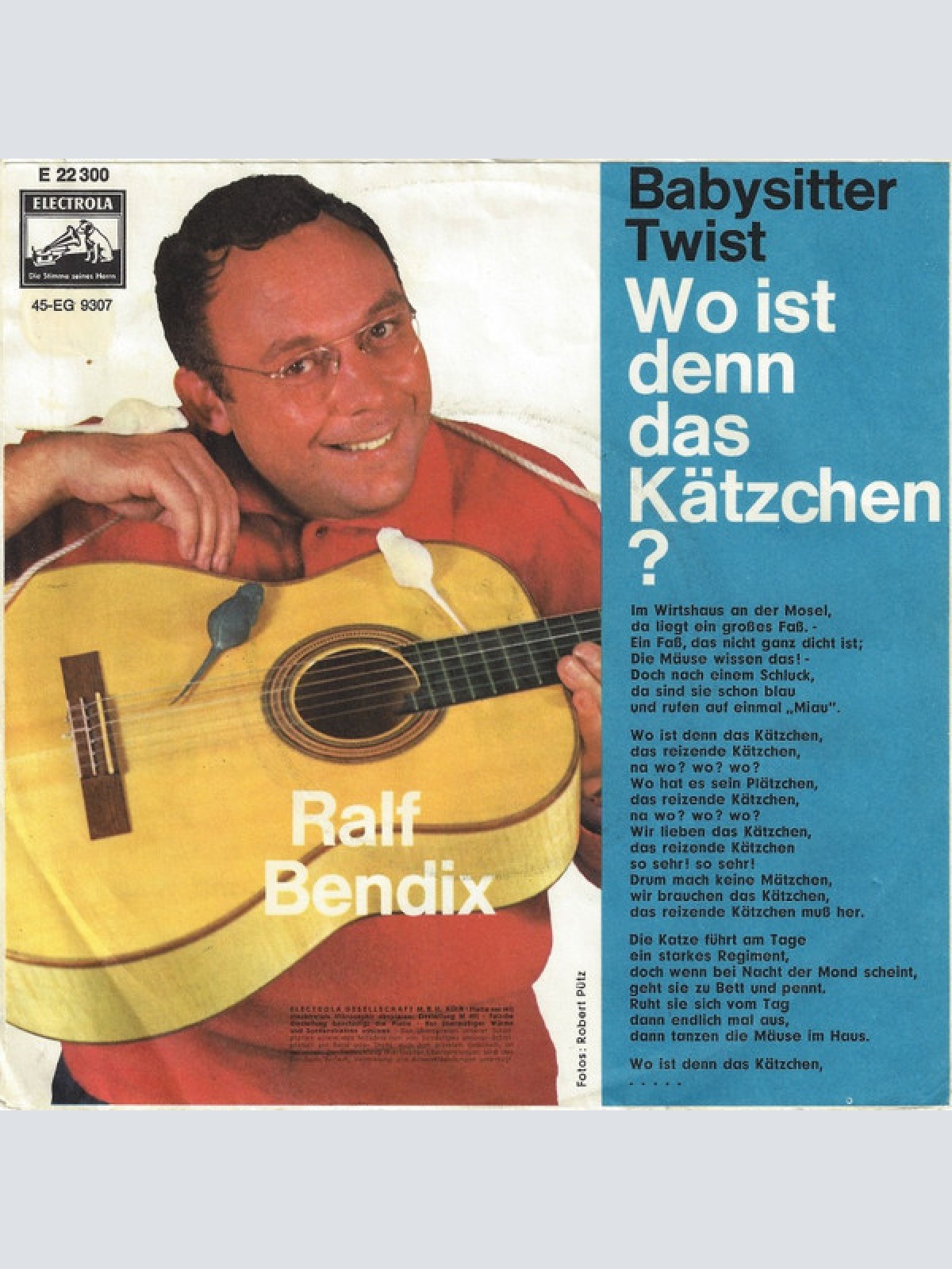 Vinyl / Ralf Bendix Mit Dem Twist-Baby Und Waldi - Babysitter Twist / Wo Ist Denn Das Kätzchen?