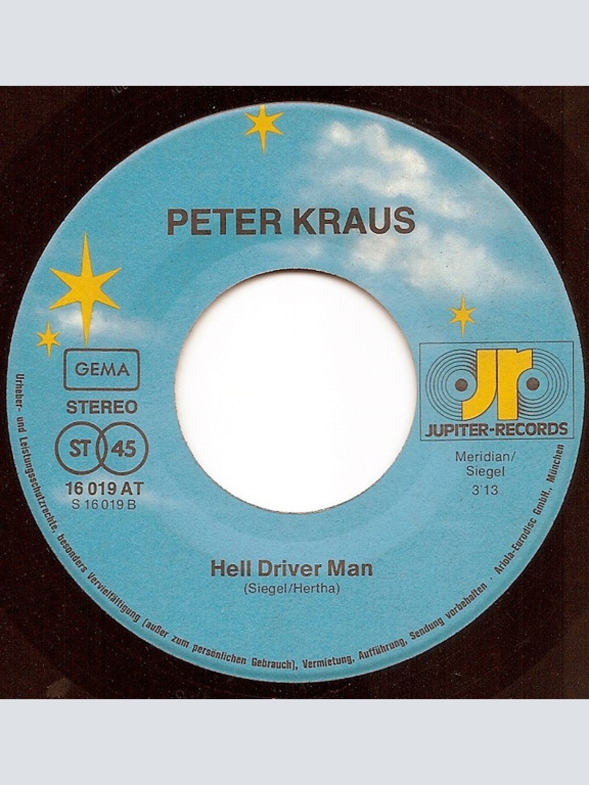 Vinyl / Peter Kraus - Shame, Shame, Shame