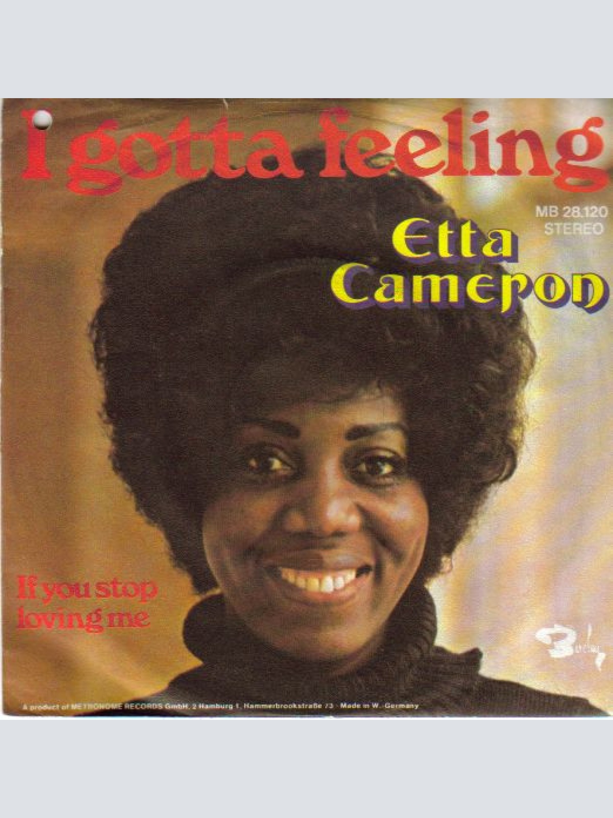 Vinyl / Etta Cameron - I Gotta Feeling