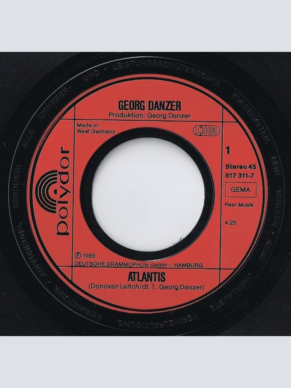 Vinyl / Georg Danzer & Band - Atlantis