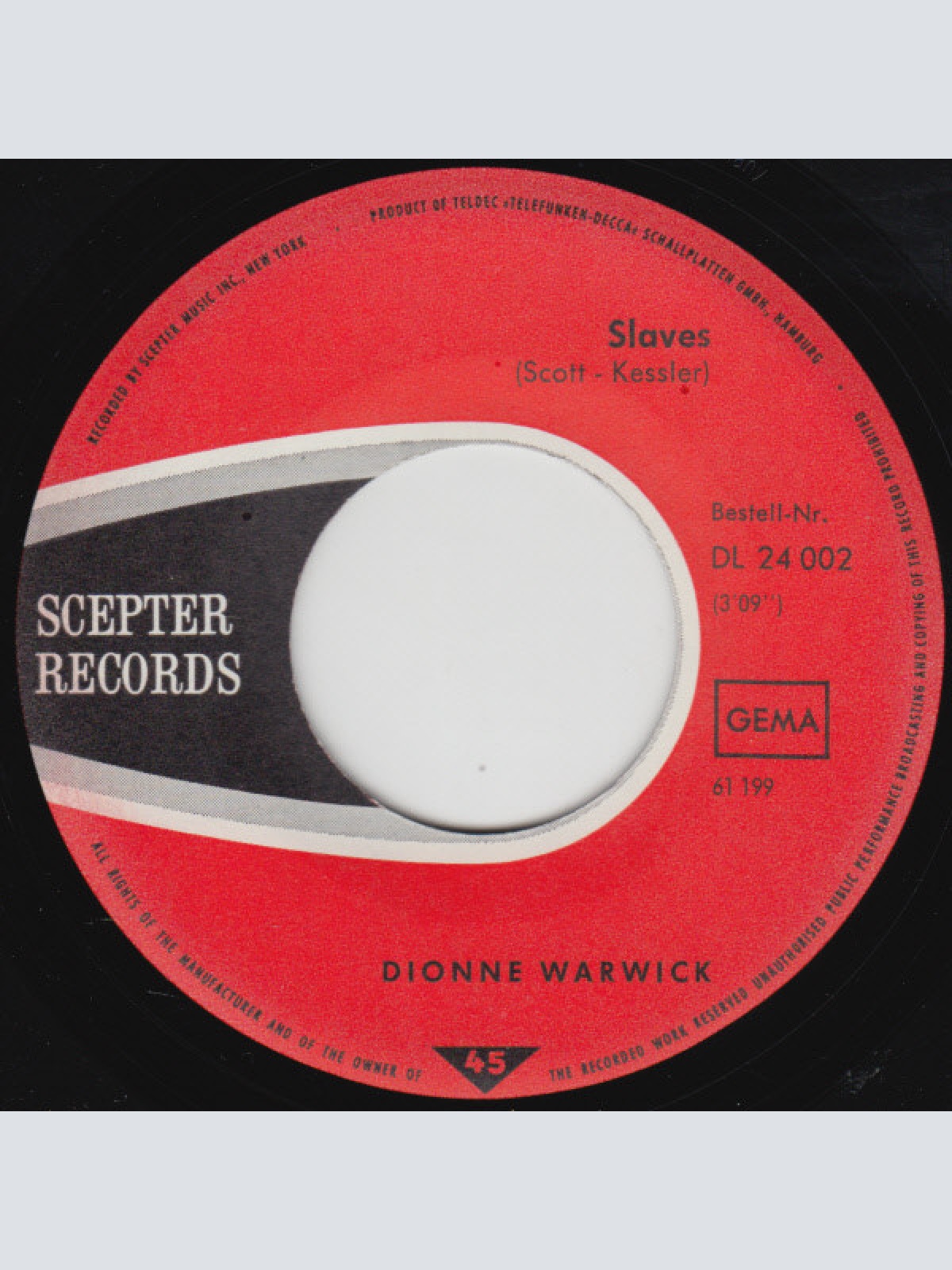 Vinyl / Dionne Warwick - The April Fools / Slaves