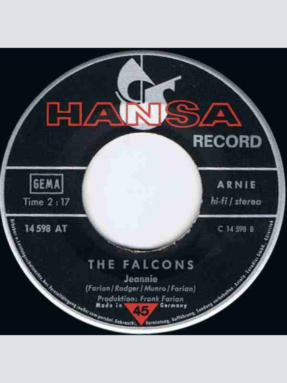 Vinyl / The Falcons* - Speedy Jack