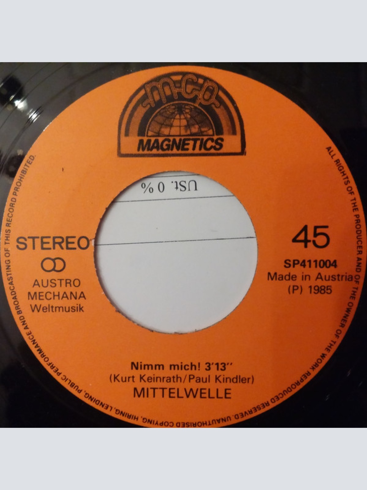 Vinyl / Mittelwelle (2) - Nimm Mich!