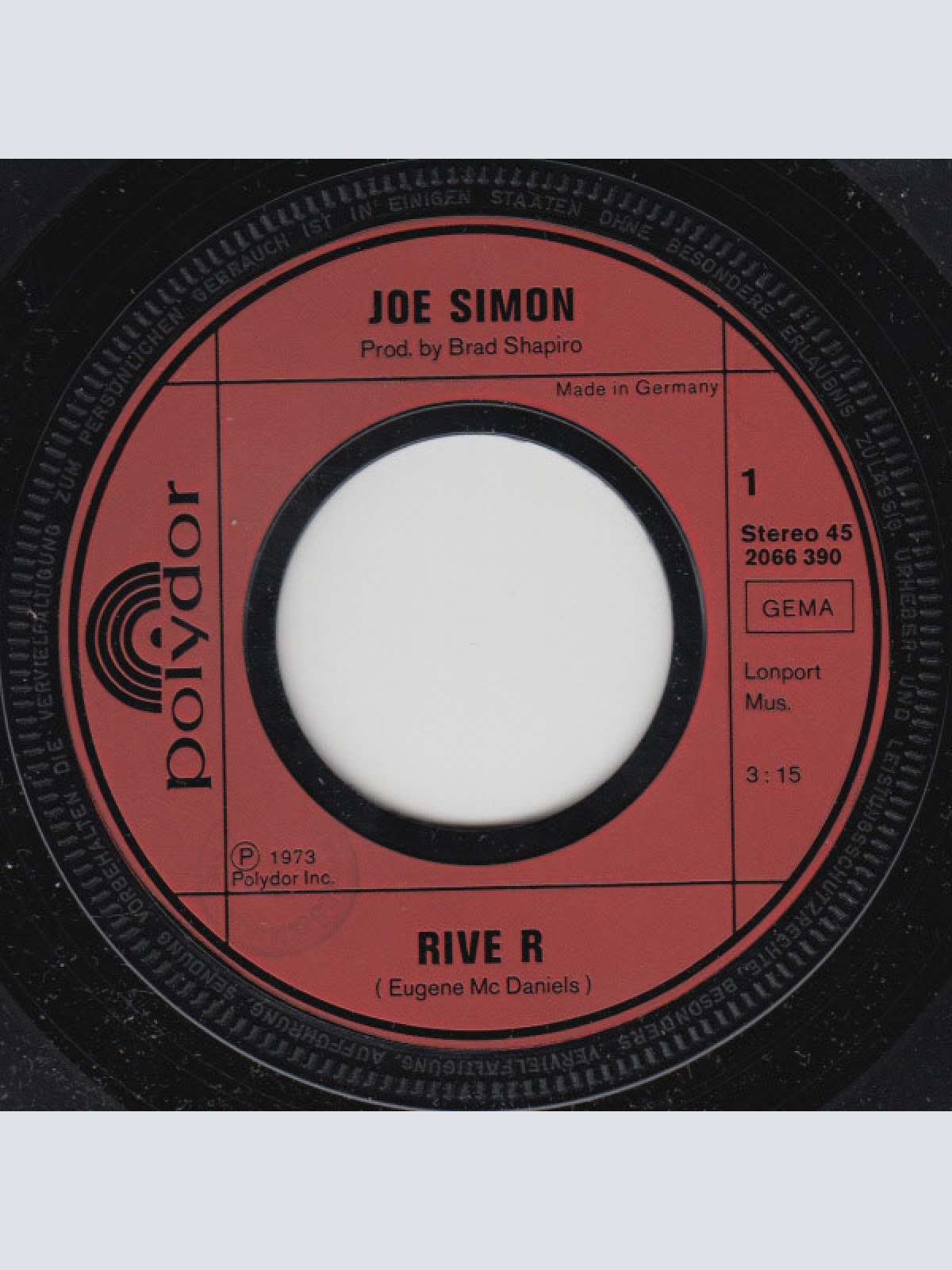 Vinyl / Joe Simon - River