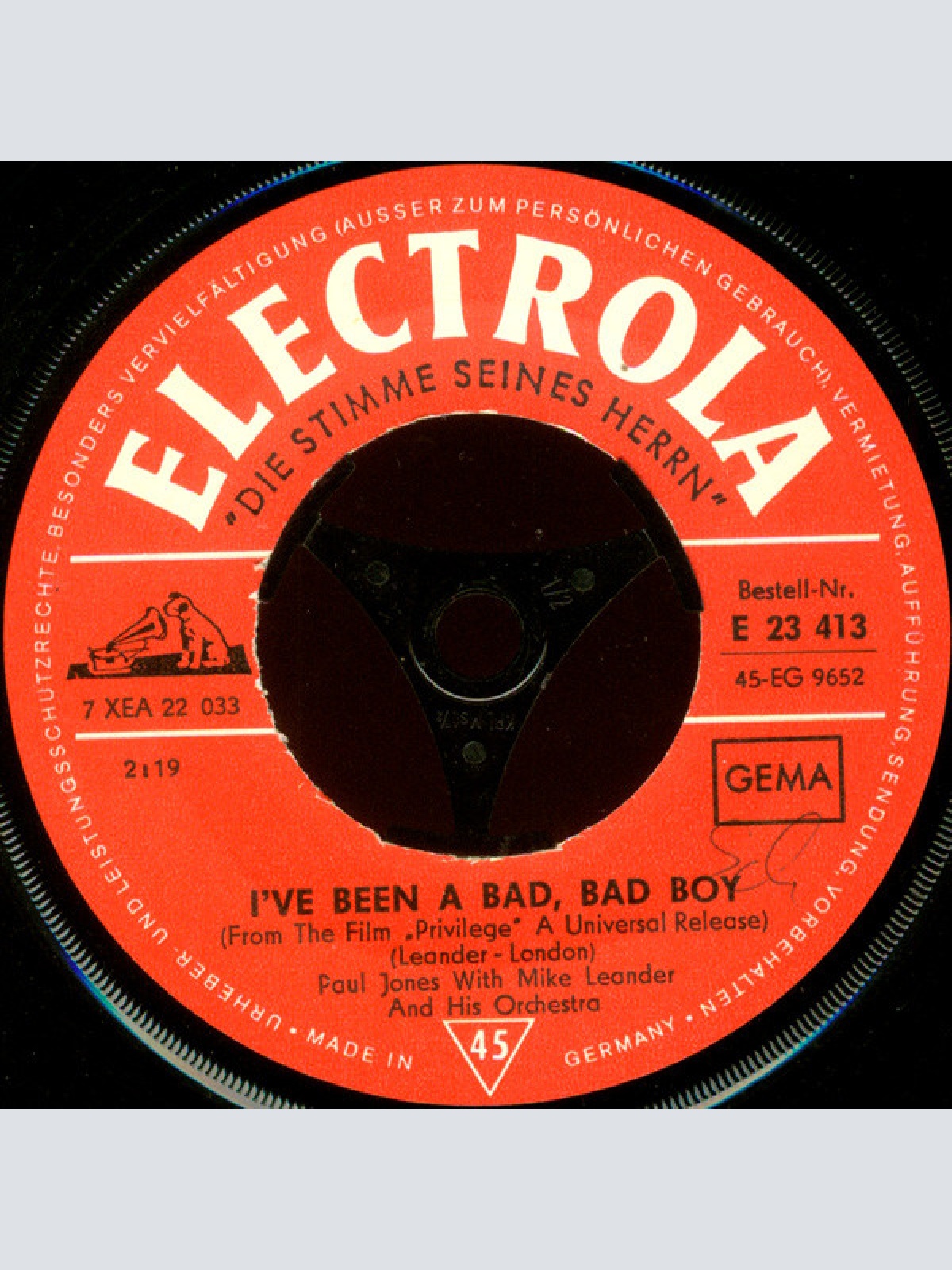 Vinyl / Paul Jones - I've Been A Bad Bad Boy / Sonny Boy Williamson